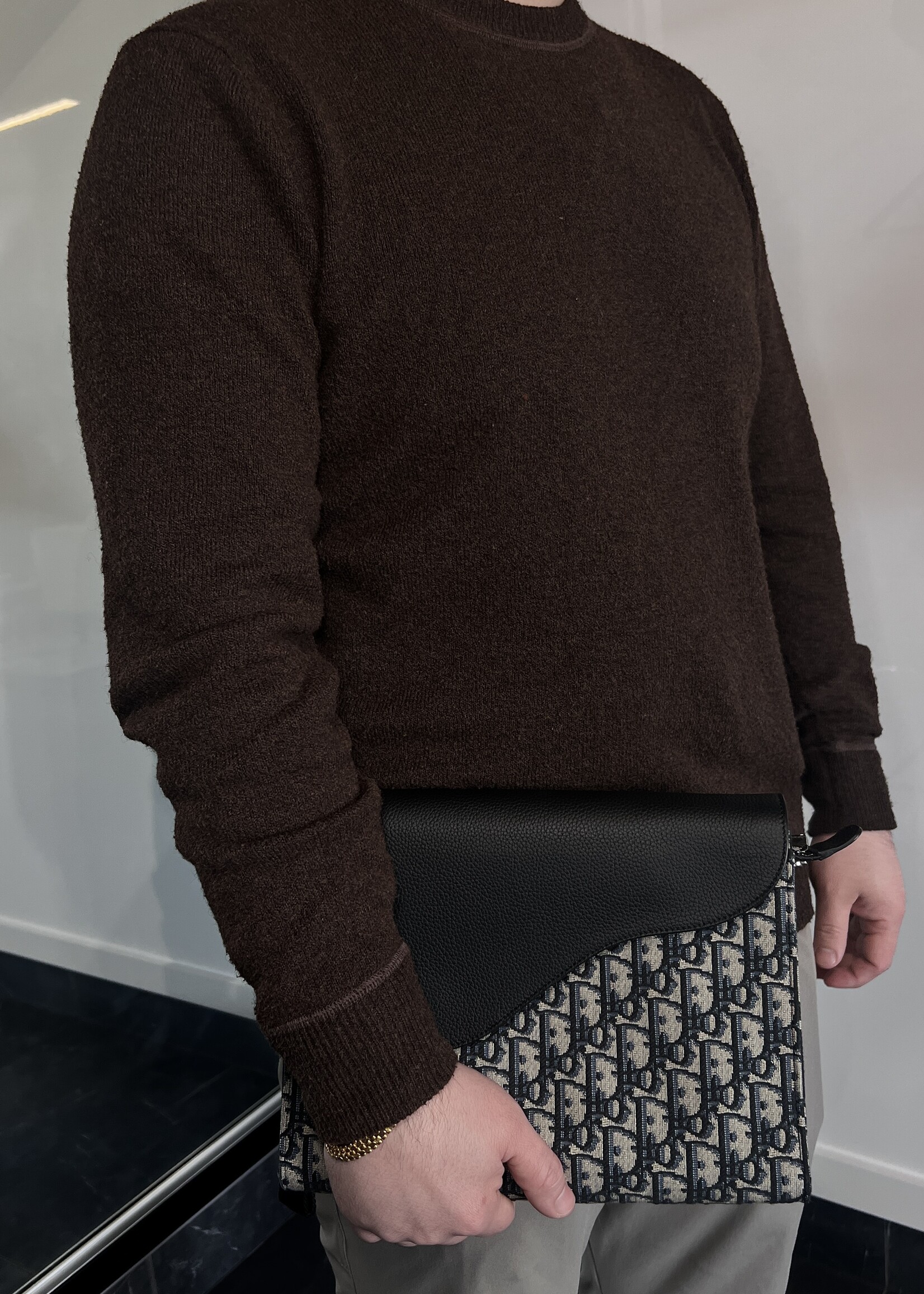 Christian Dior SOLD- Christian Dior Saddle A5 Triangle Pouch