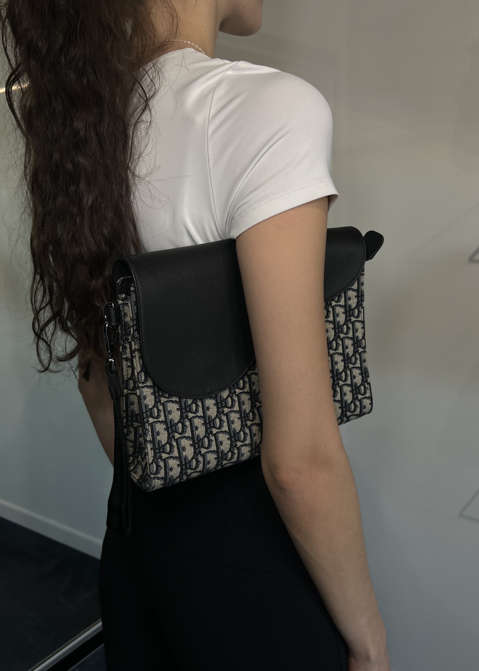 Christian Dior SOLD- Christian Dior Saddle A5 Triangle Pouch