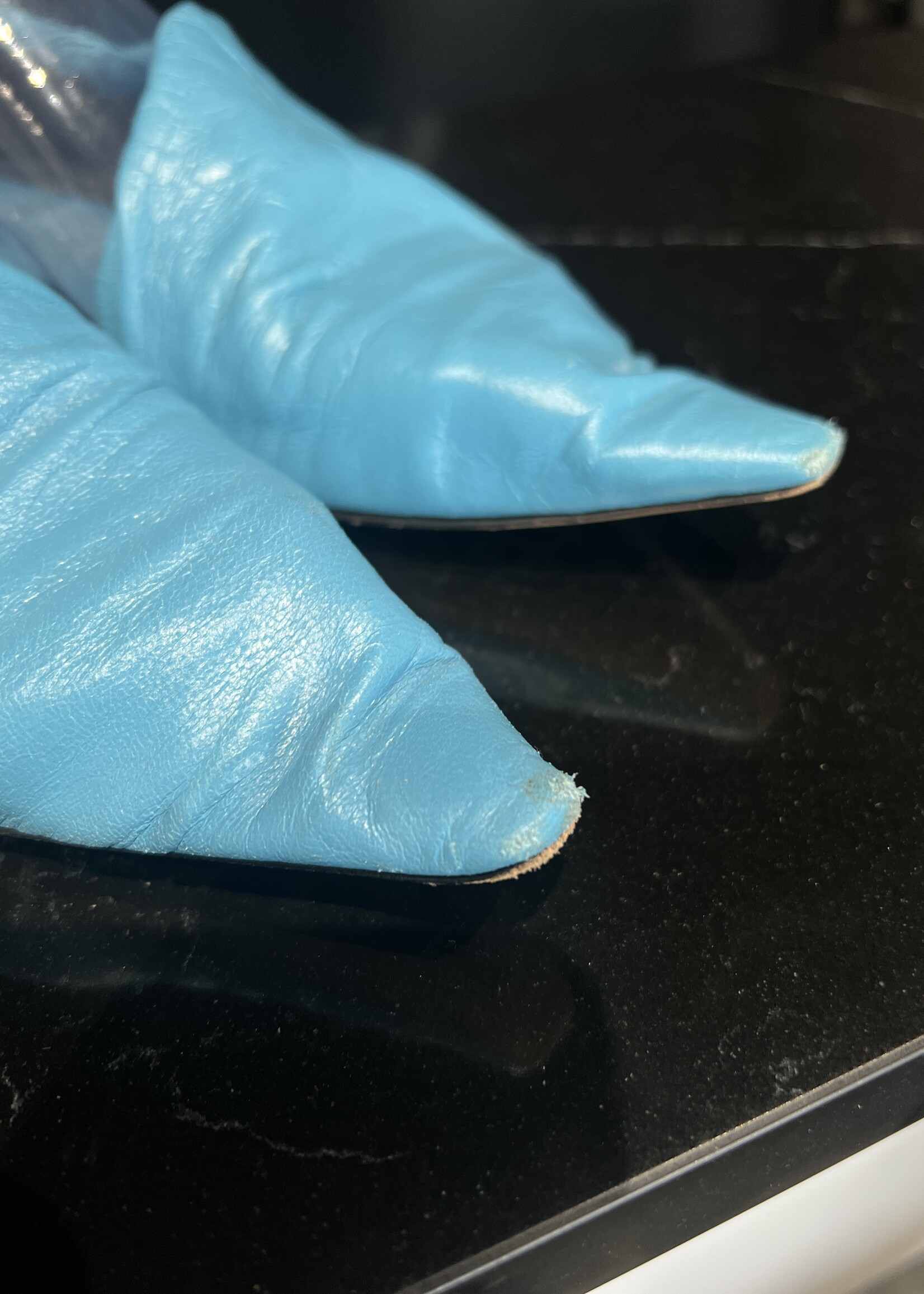 Bottega Veneta Bottega Veneta Pointed Toe Twist Slingback Flats 36