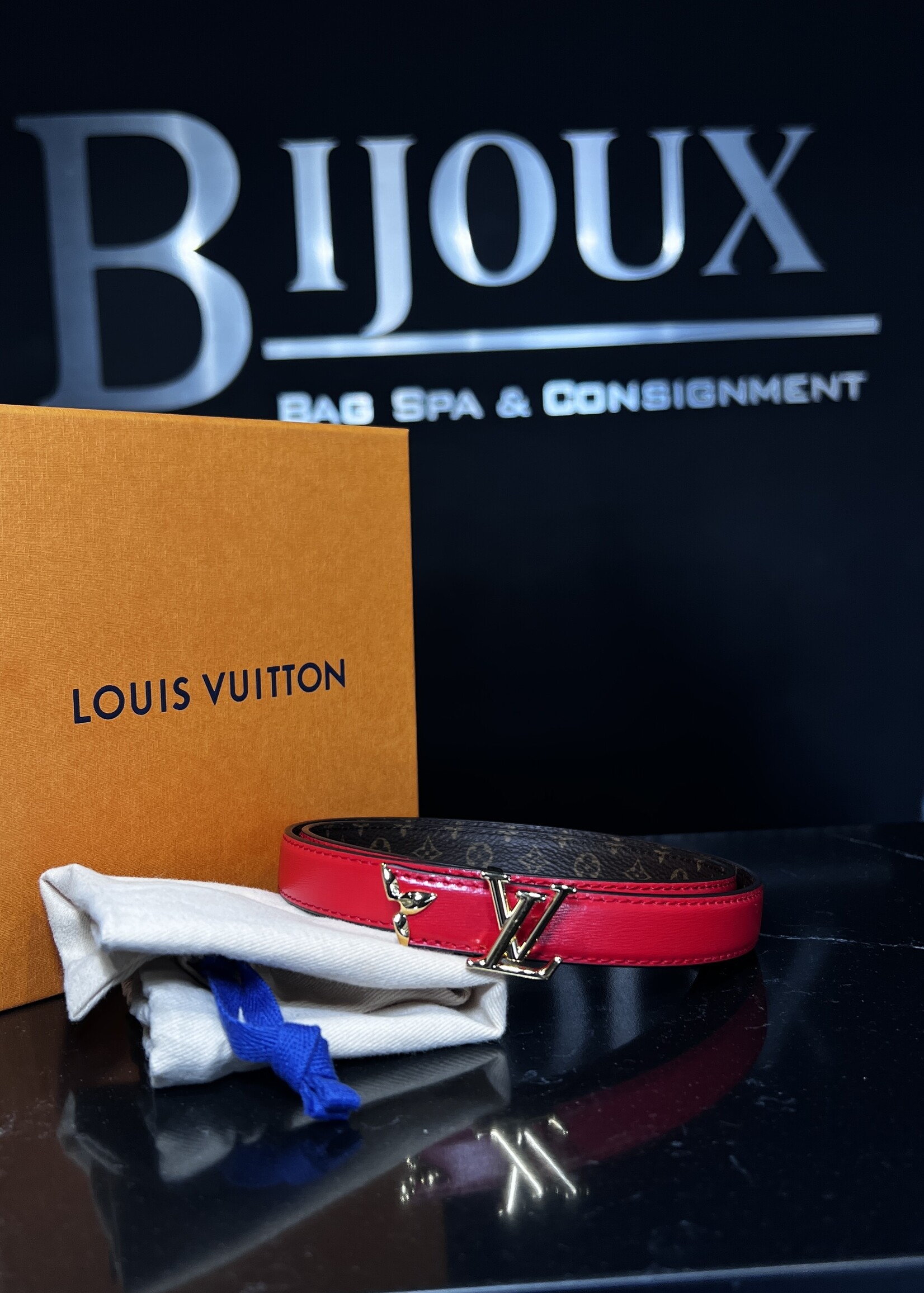Louis Vuitton SOLD- Louis Vuitton Pretty Reversible Belt