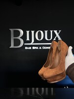 Saint Laurent Saint Laurent Brown Suede Tribtoo Platform Pumps - 36