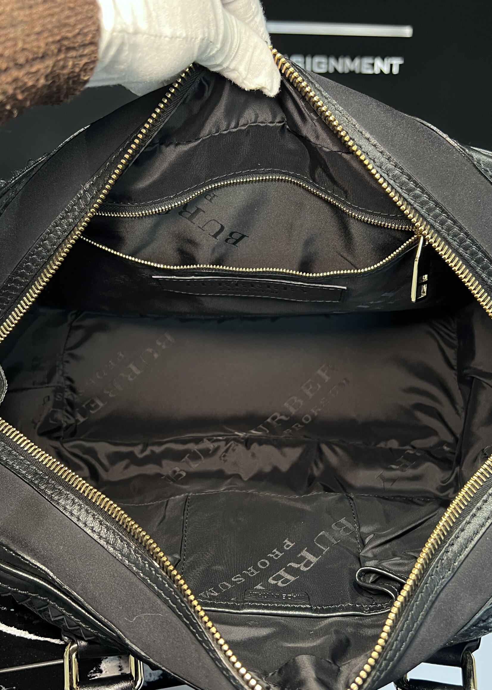 Burberry SOLD - Burberry Navy Tassle Prorsum