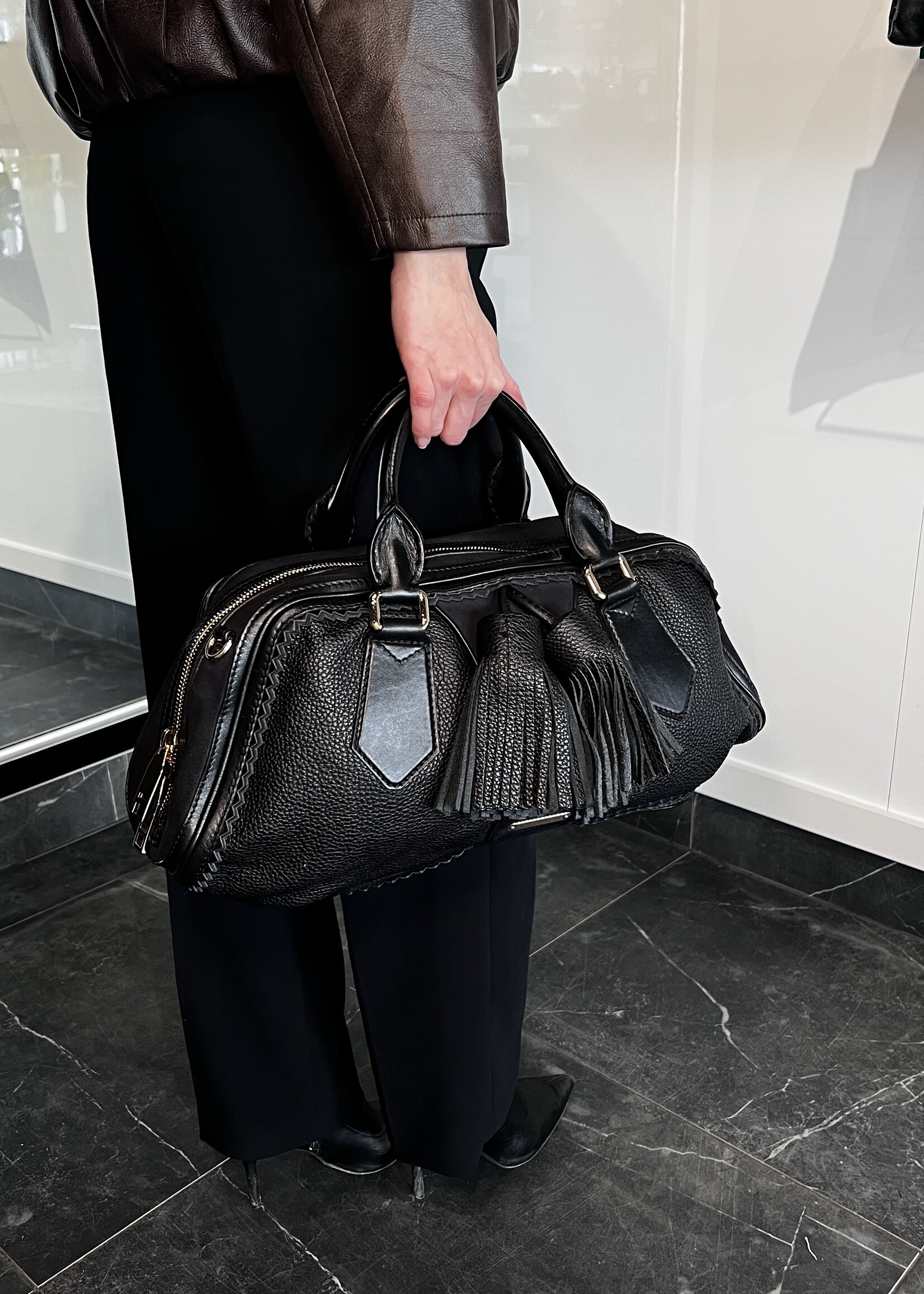 Burberry Burberry Navy Tassle Prorsum