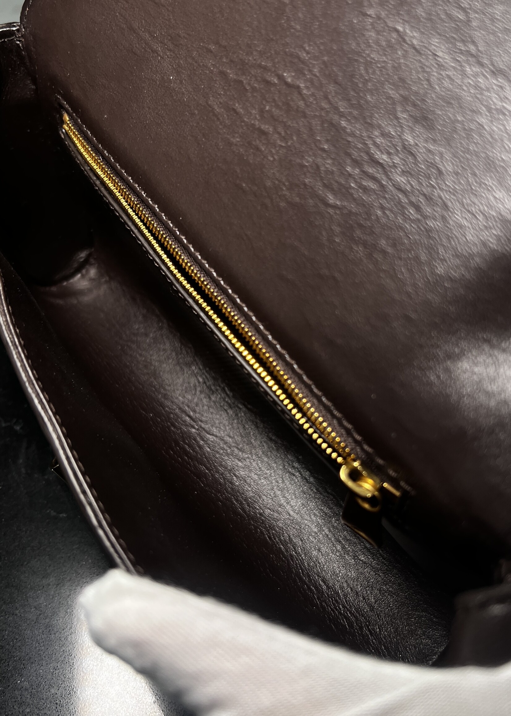 Bottega Veneta Bottega Veneta Mini Andiamo Intrecciato Leather Crossbody