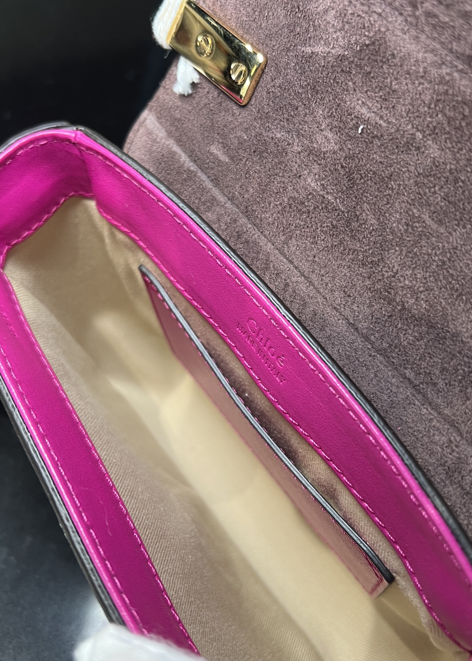 Chloe Chloe Python Embossed Mini C