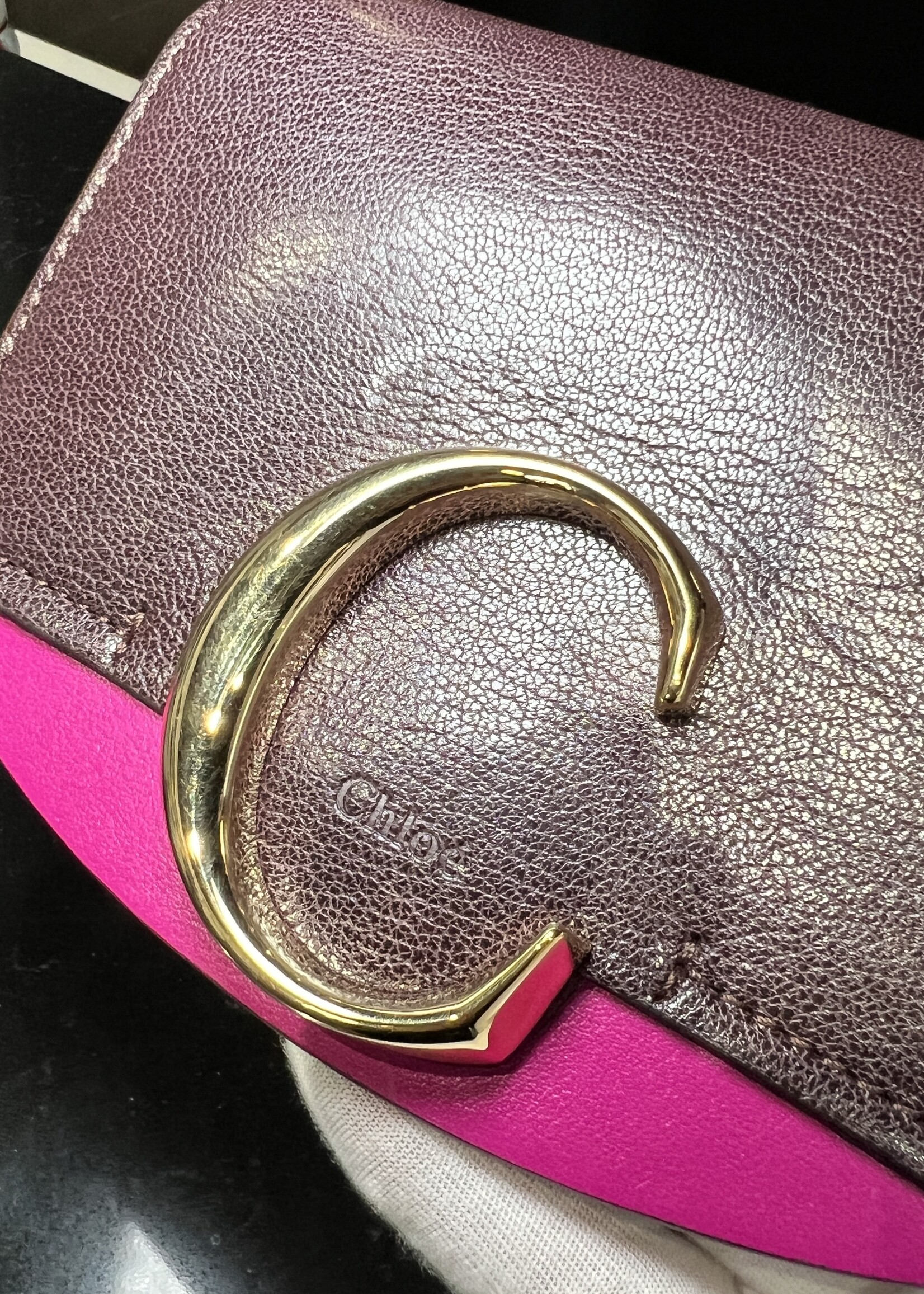 Chloe Chloe Python Embossed Mini C