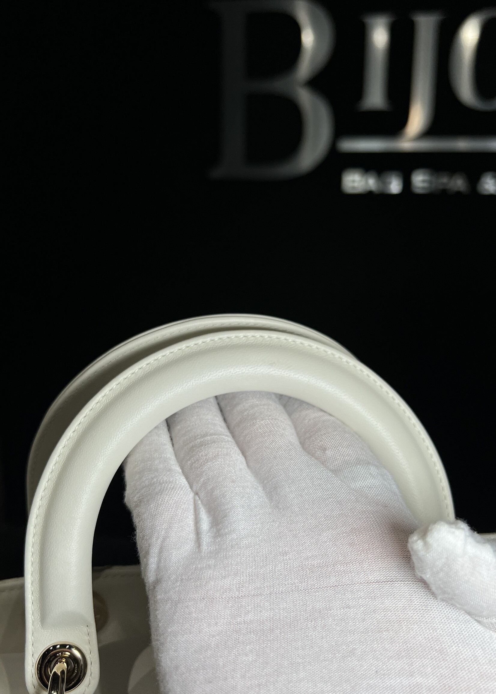 Christian Dior SOLD- White Dior Large Lady