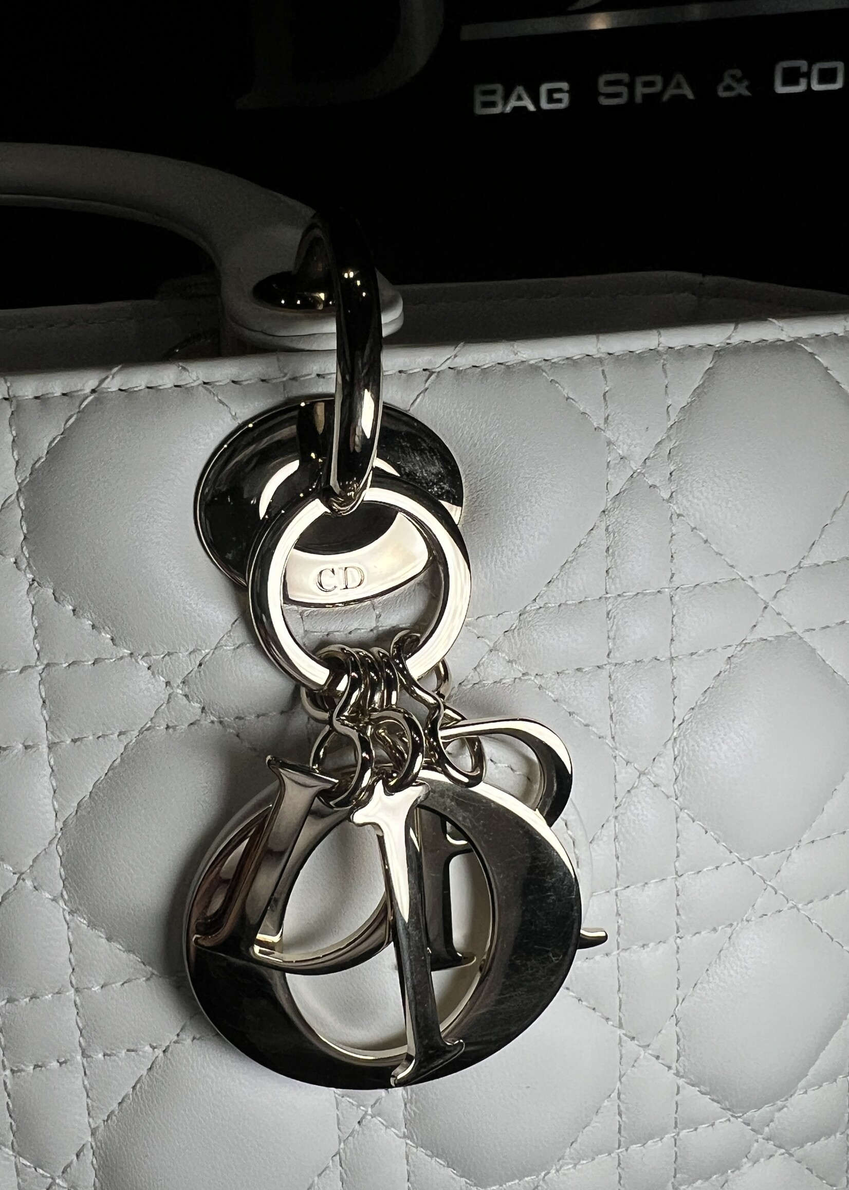 Christian Dior SOLD- White Dior Large Lady