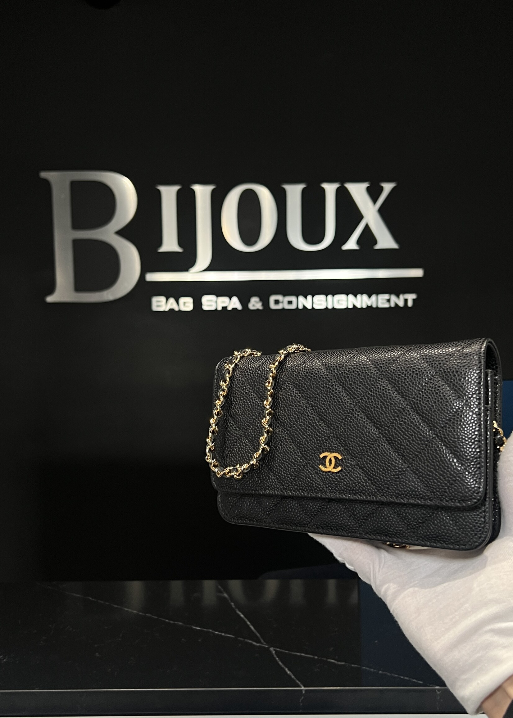 Chanel SOLD - Chanel WOC Caviar GHW