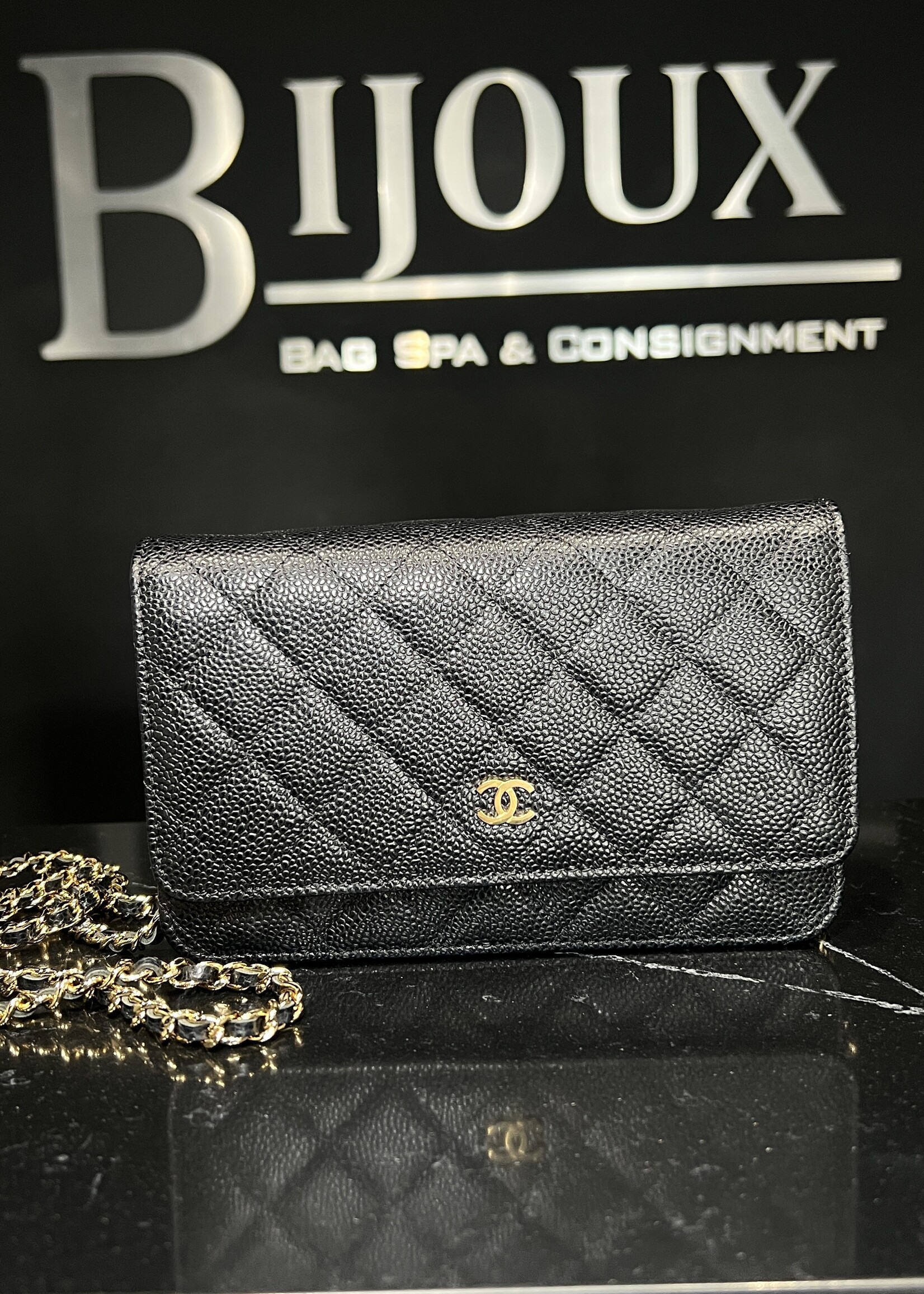 Chanel SOLD - Chanel WOC Caviar GHW