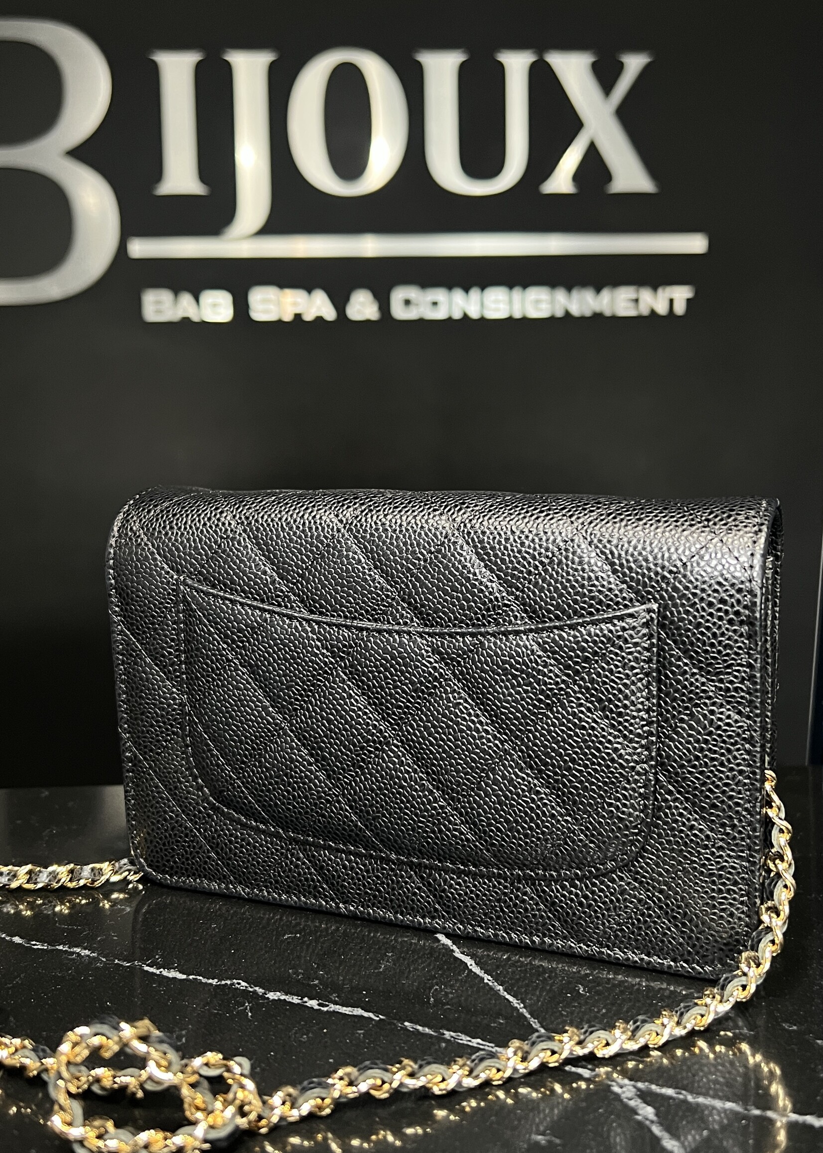 Chanel SOLD - Chanel WOC Caviar GHW