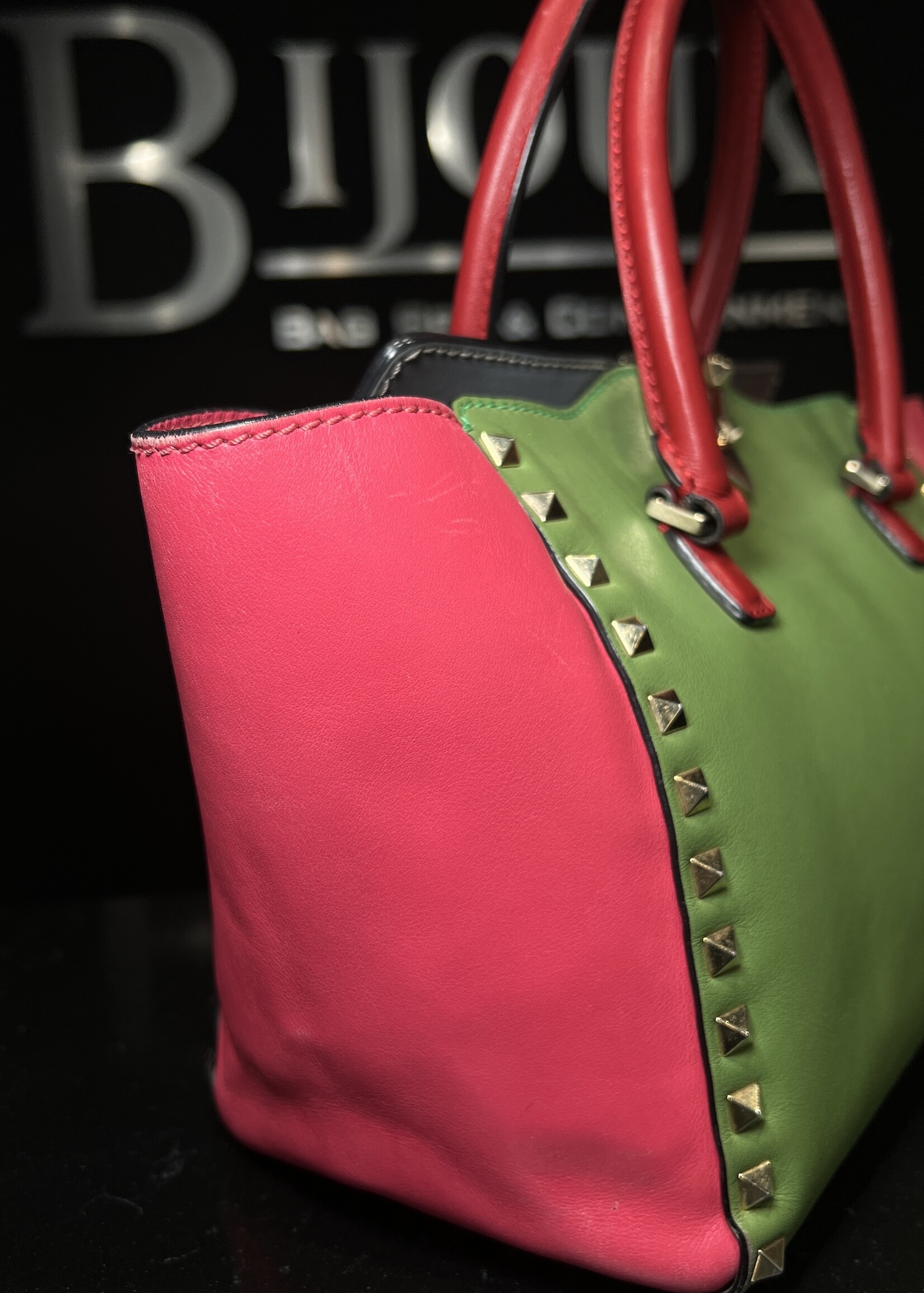 Valentino Valentino Small Rockstud Tote