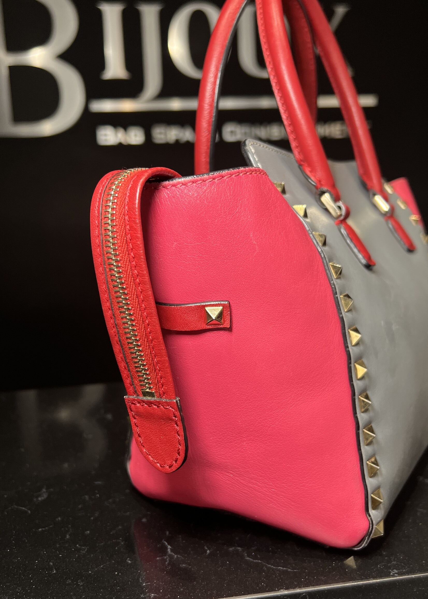 Valentino Valentino Small Rockstud Tote