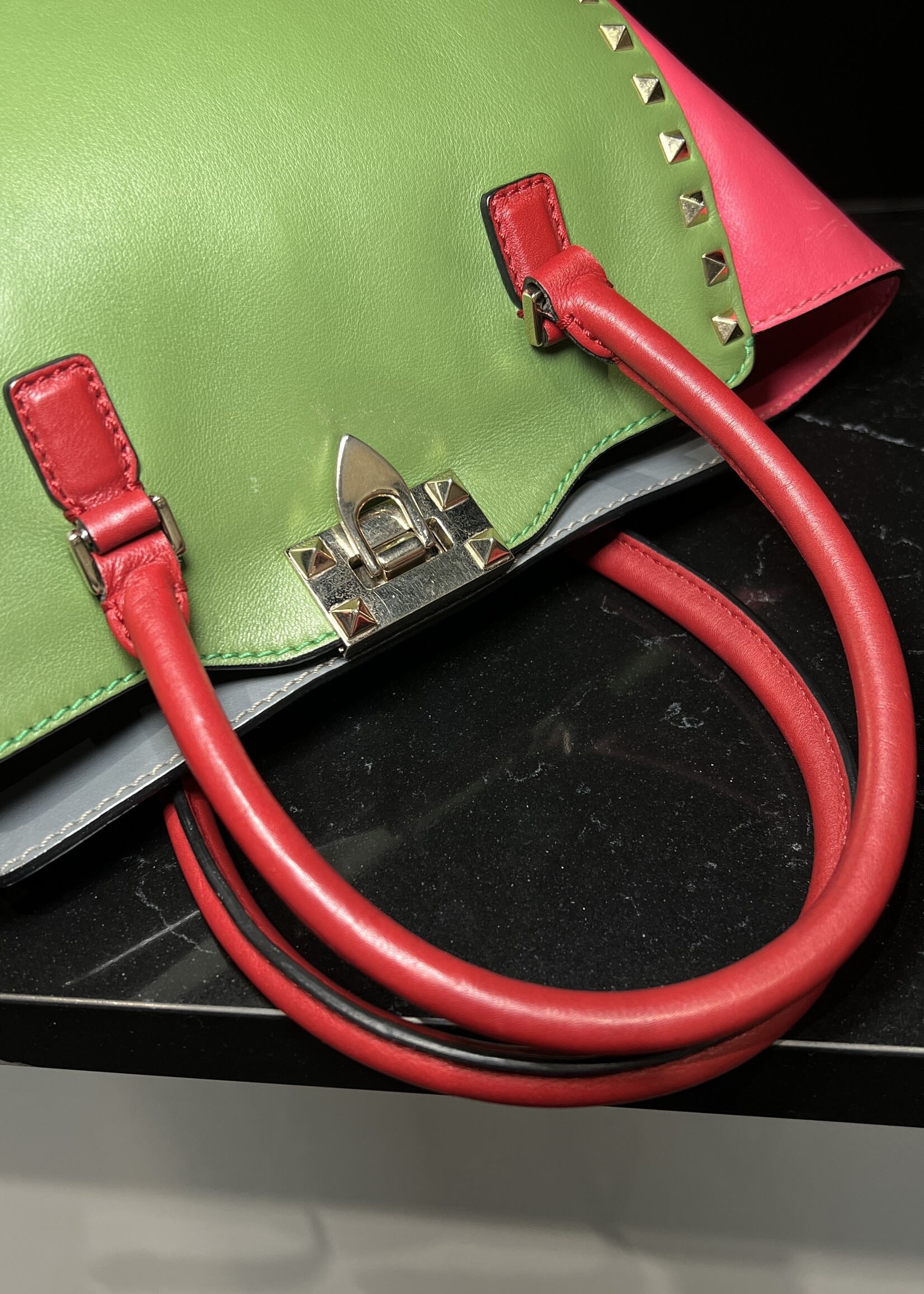 Valentino Valentino Small Rockstud Tote