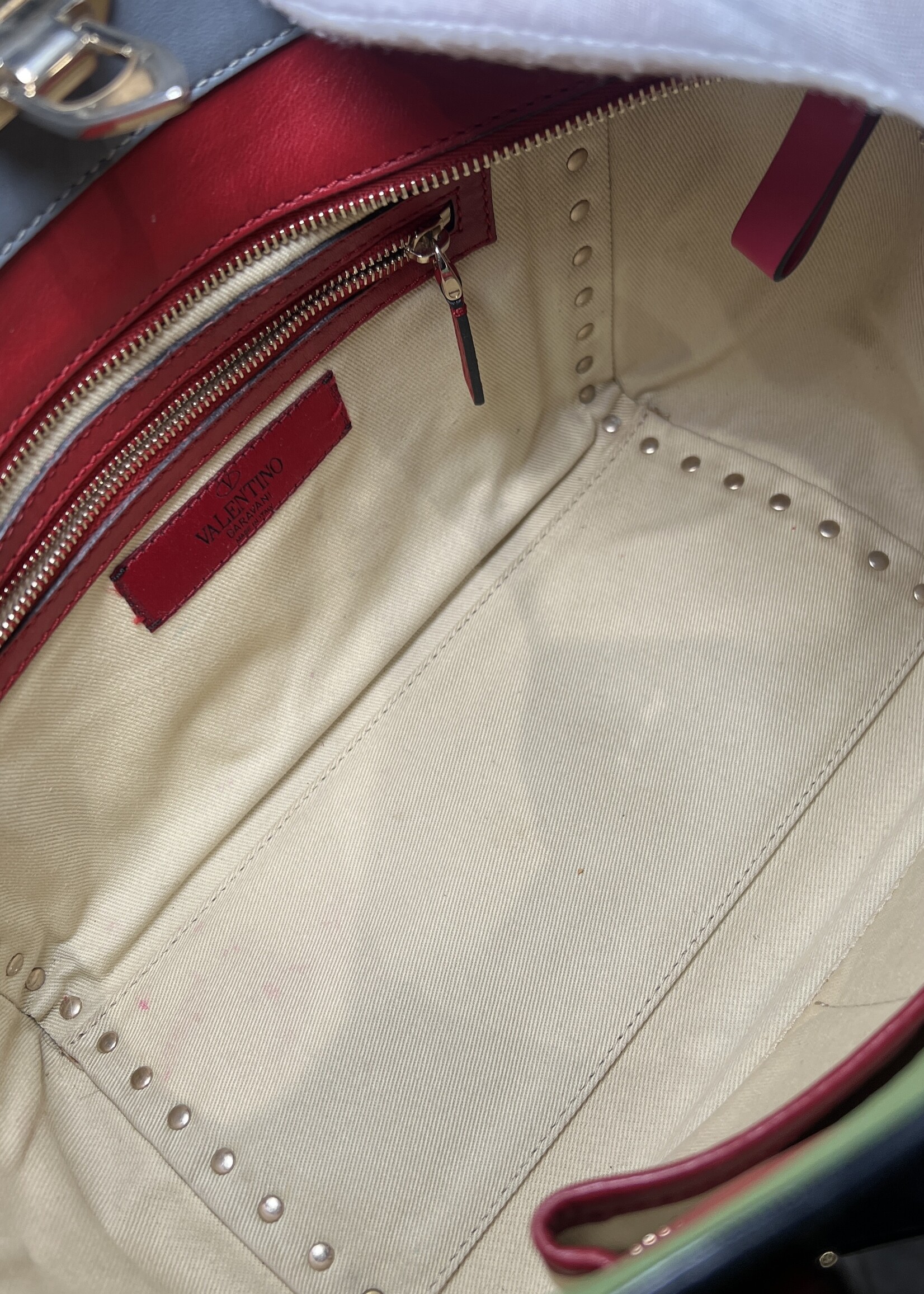 Valentino Valentino Small Rockstud Tote