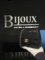 Chanel SOLD - Chanel Black Mini Square Flap Bag