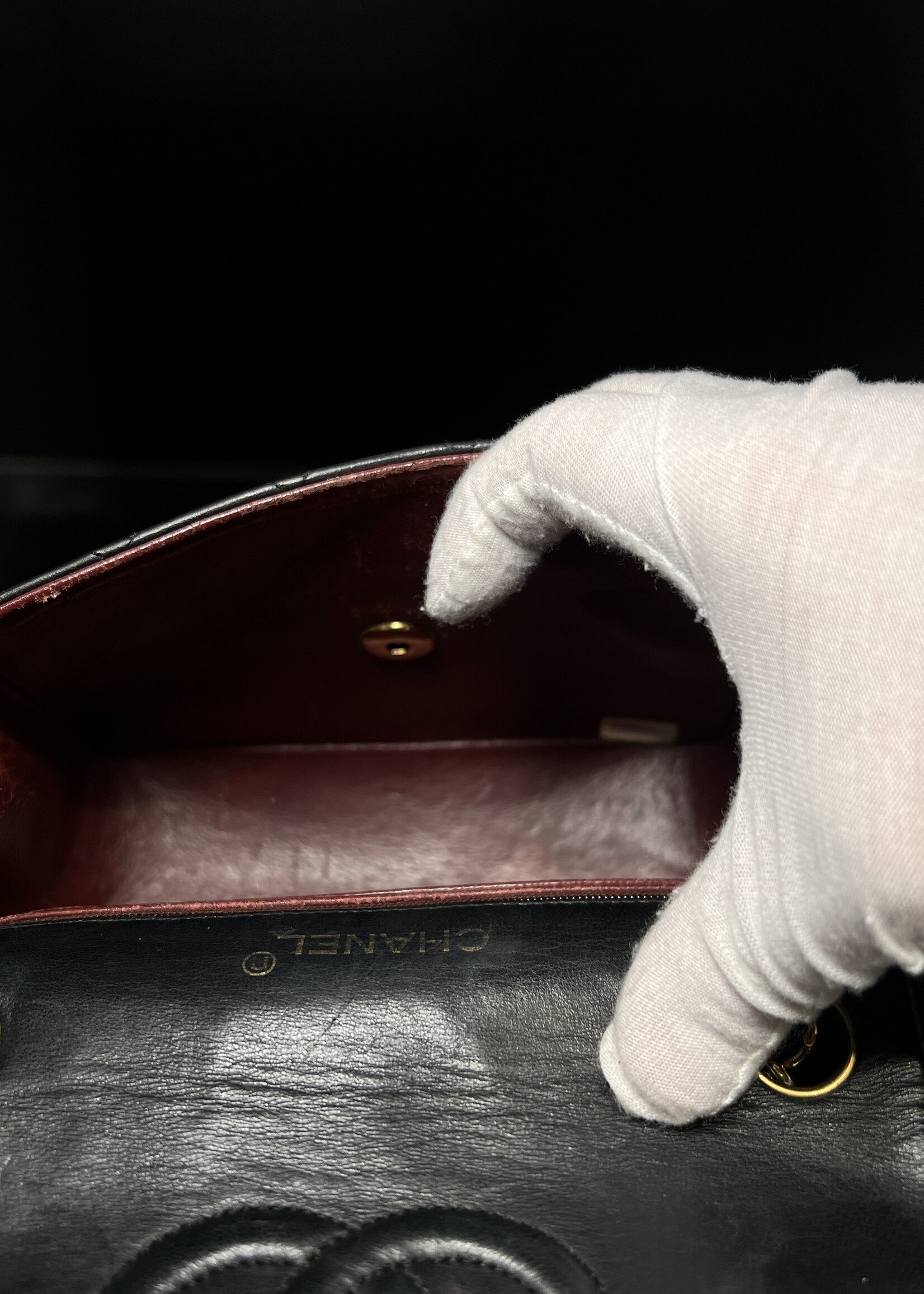 Chanel Chanel Black Mini Square Flap Bag