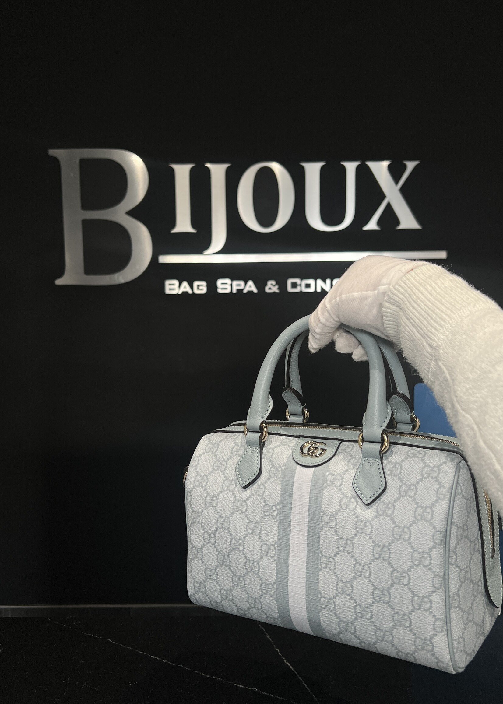 Gucci Gucci Mini Ophidia Top Handle Bowler