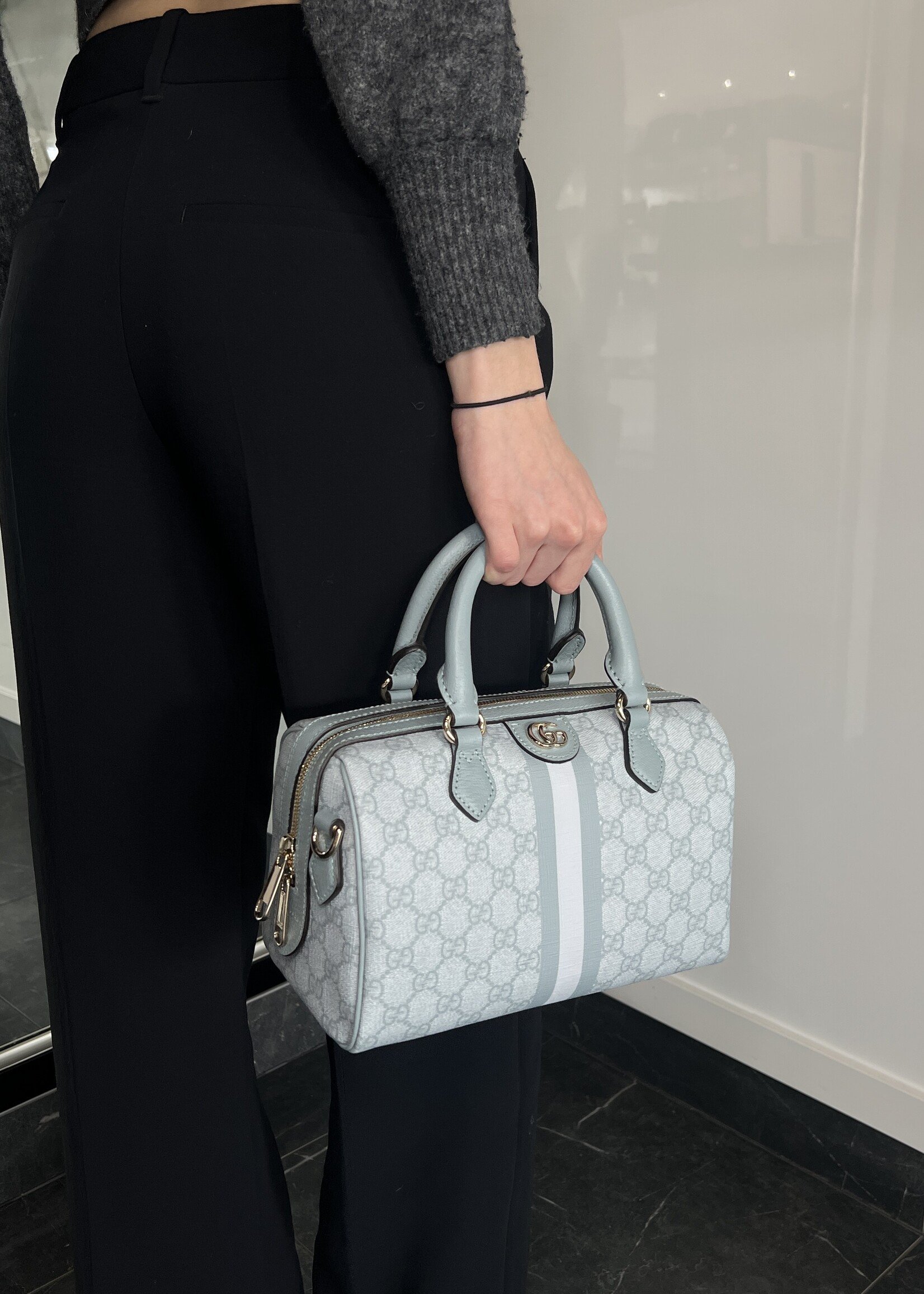 Gucci Gucci Mini Ophidia Top Handle Bowler