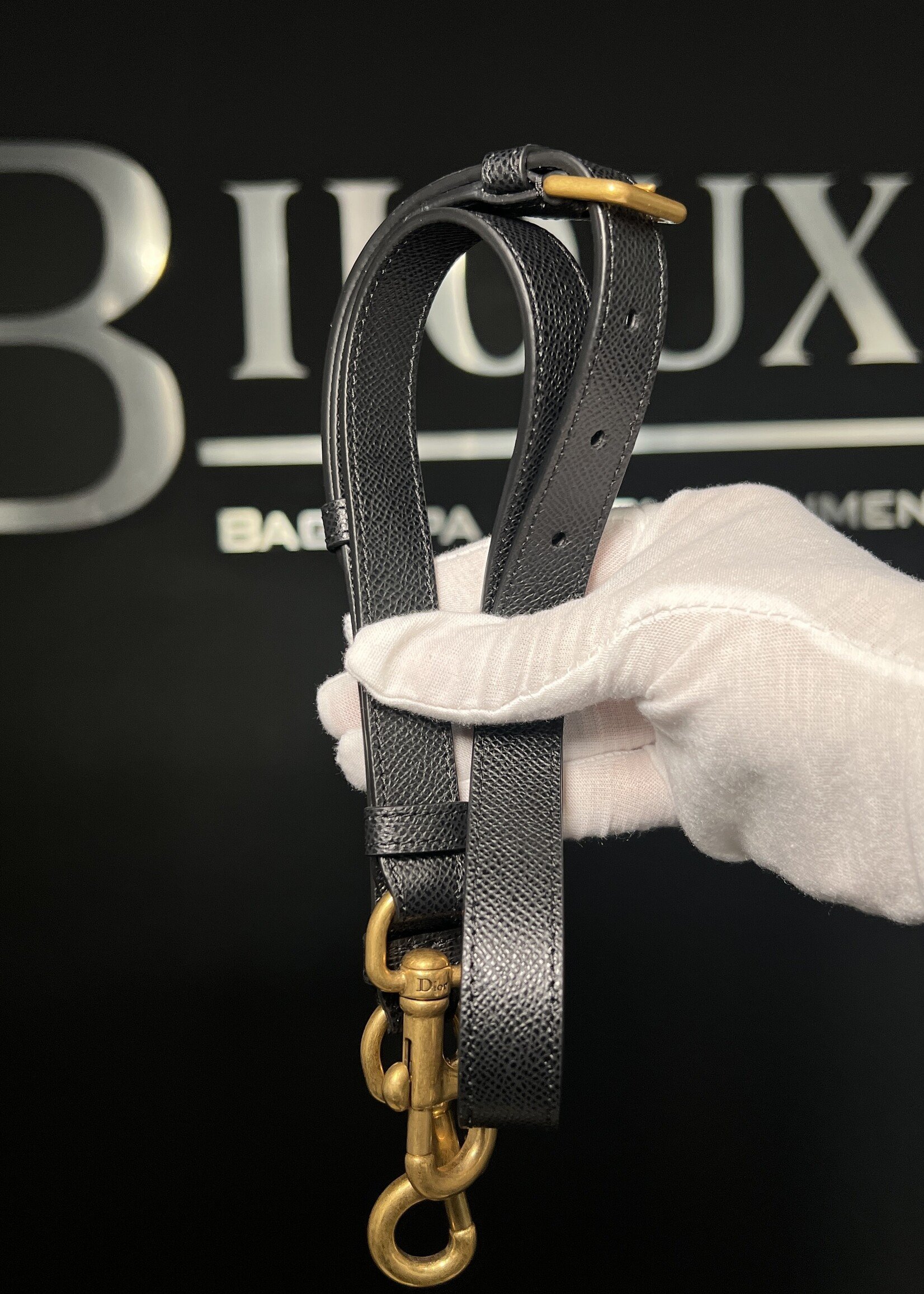 Christian Dior Christian Dior Saddle Black GHW