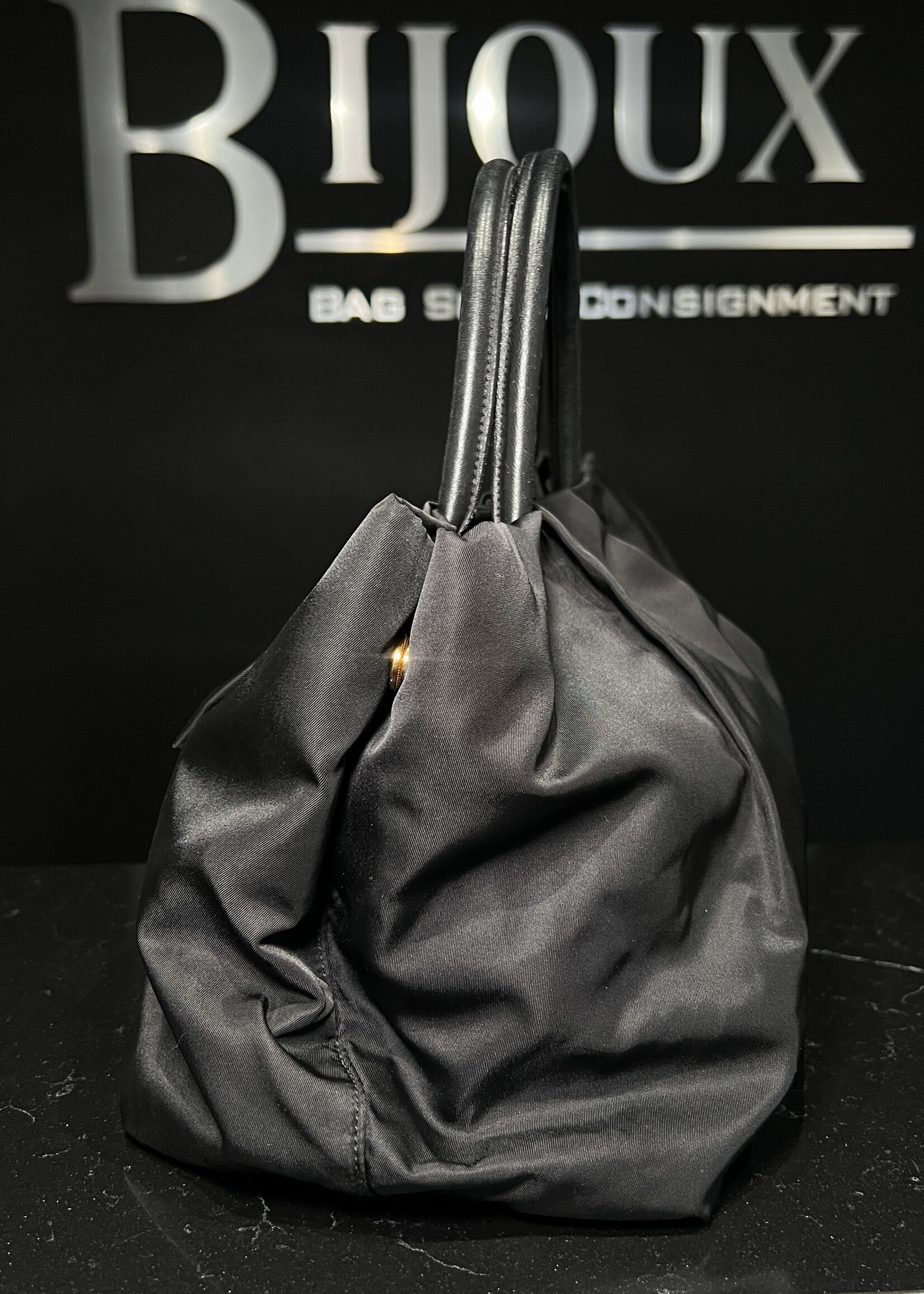 Prada Prada Tessuto Fiocco Bow Tote