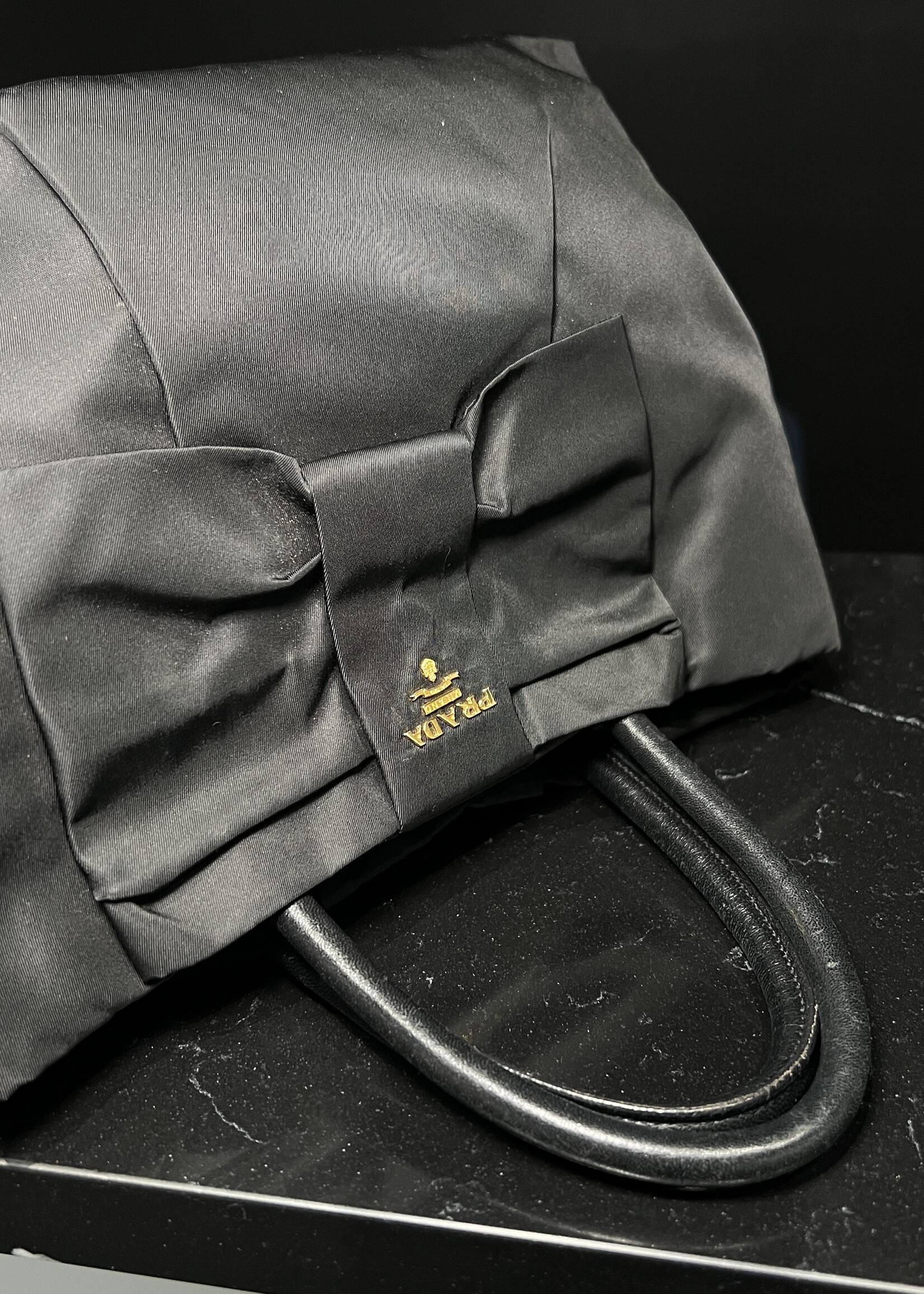 Prada Prada Tessuto Fiocco Bow Tote