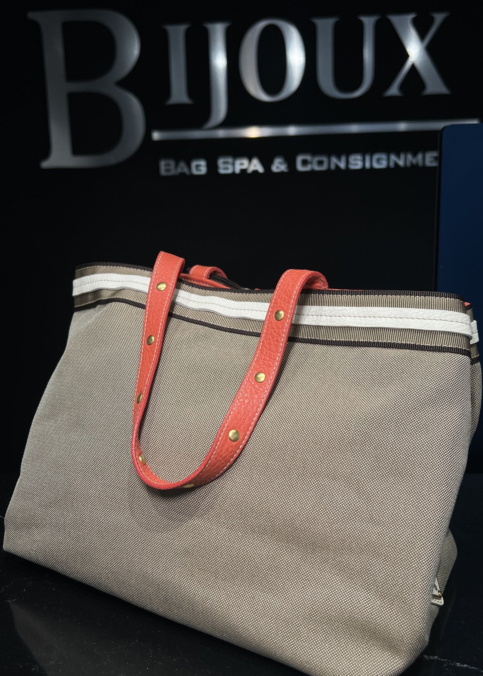 Prada SOLD- Prada Logo Jacquard Tote Bag