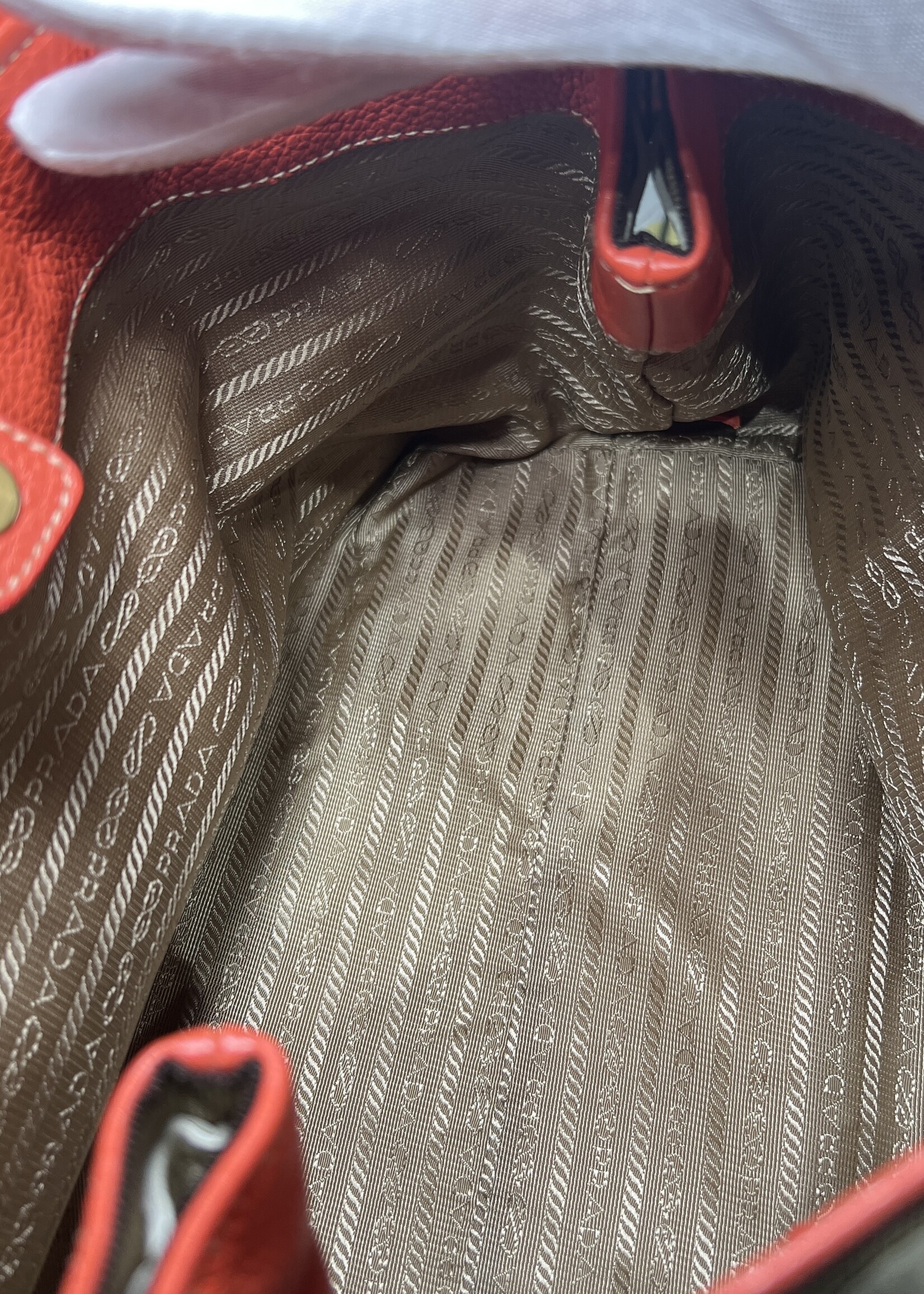 Prada SOLD- Prada Logo Jacquard Tote Bag
