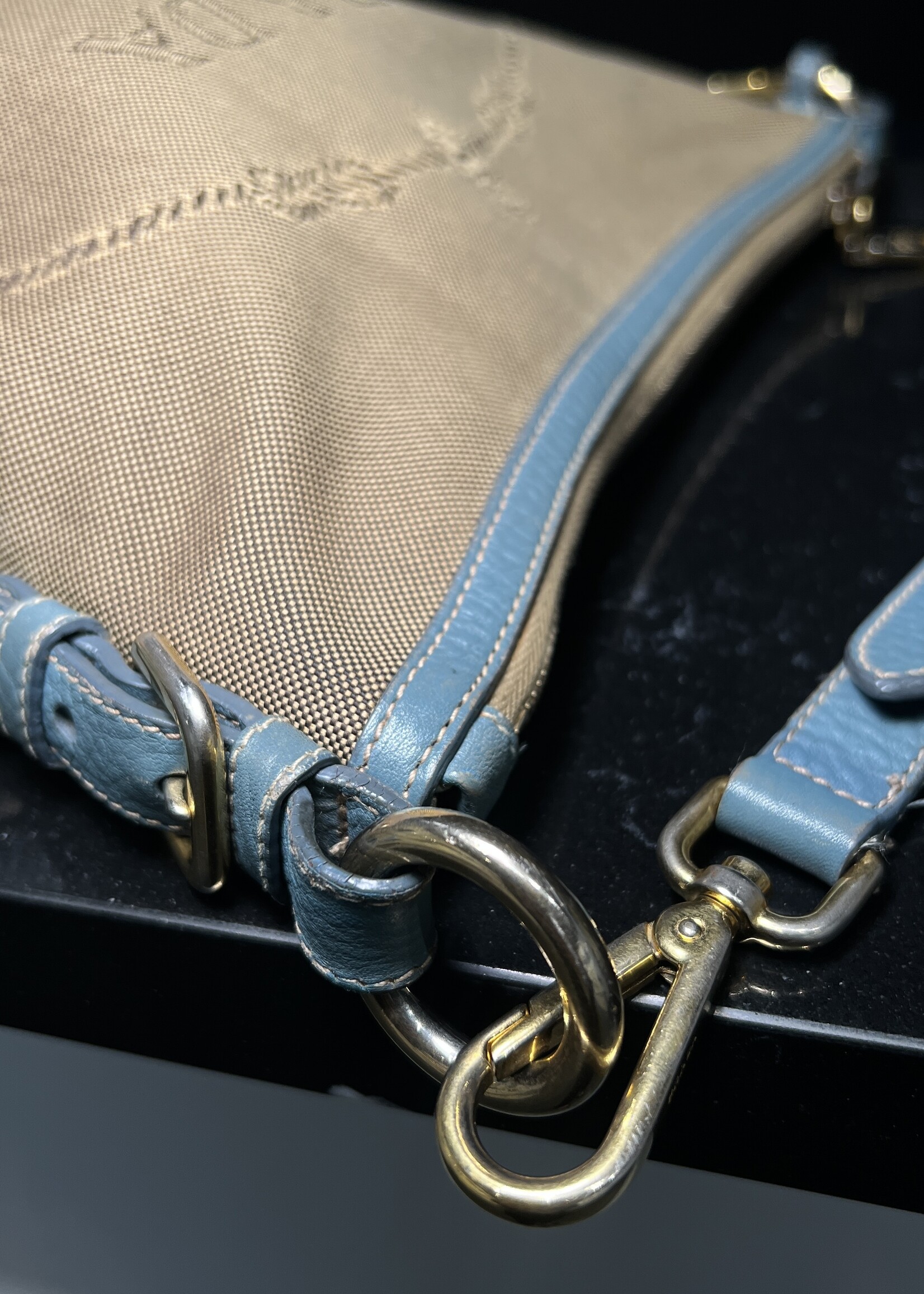 Prada Prada Canapa Jacquard Crossbody Bag