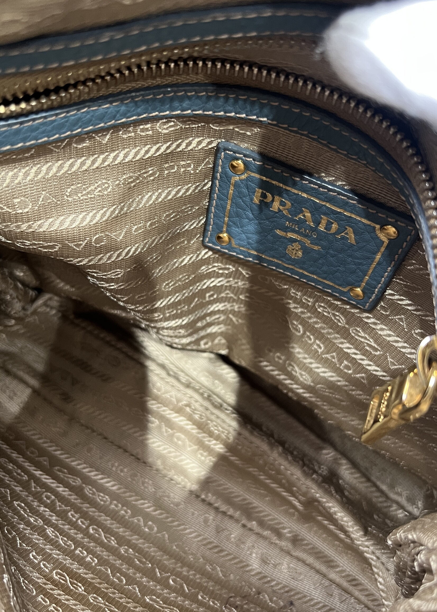 Prada Prada Canapa Jacquard Crossbody Bag