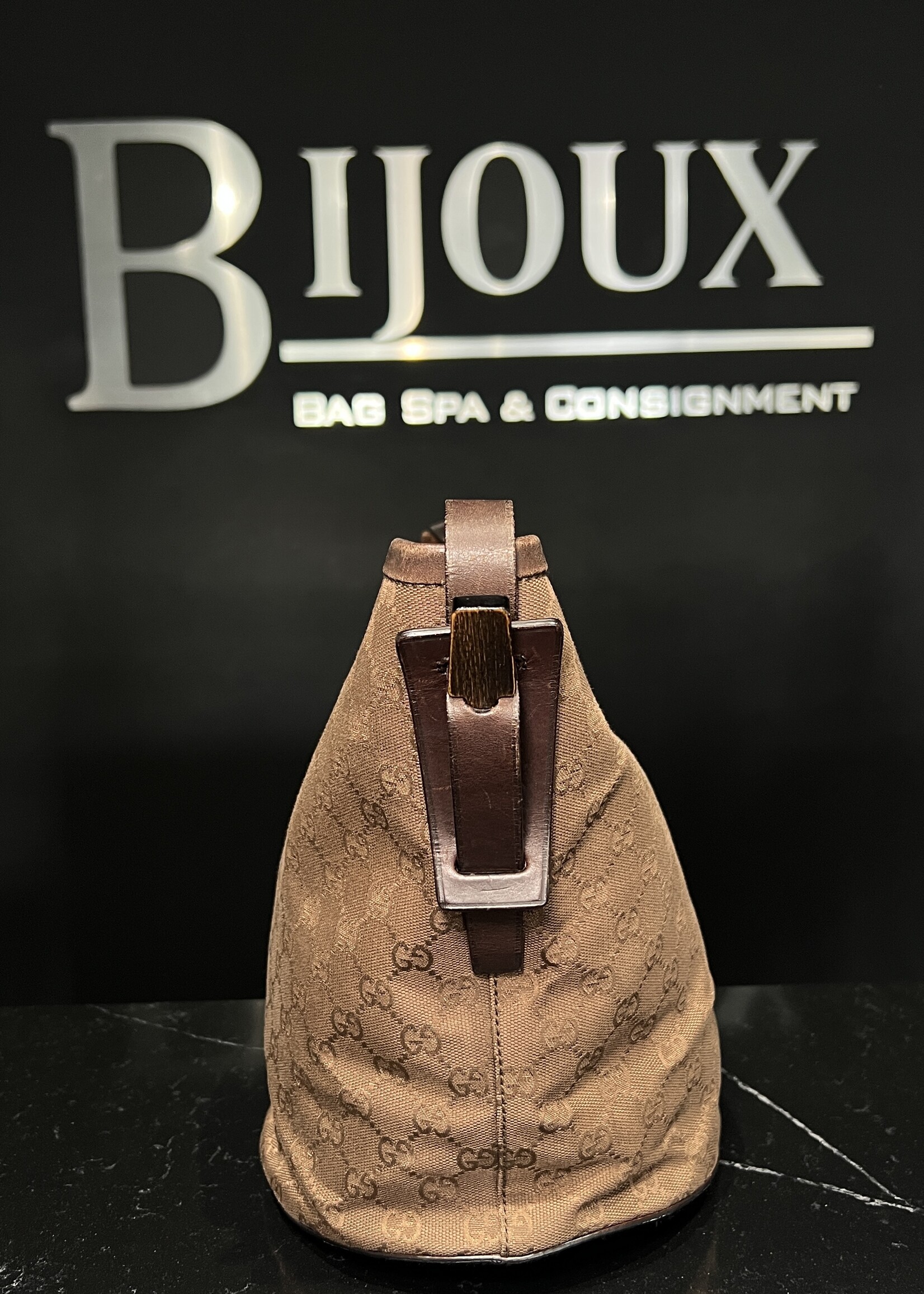 Gucci Gucci GG Canvas Bucket Shoulder Bag