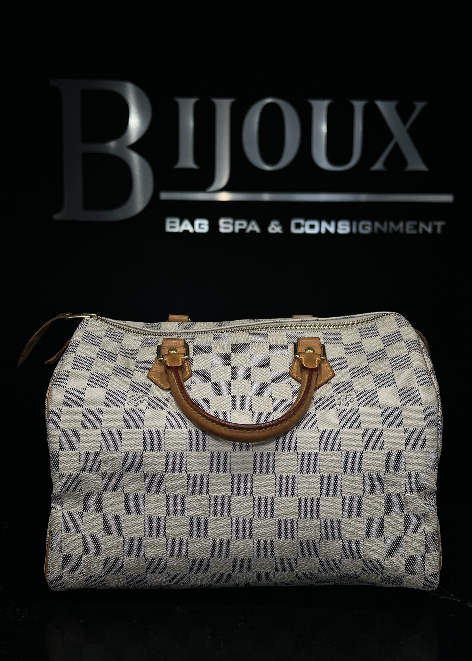 Louis Vuitton Louis Vuitton  Damier Azur Speedy 30