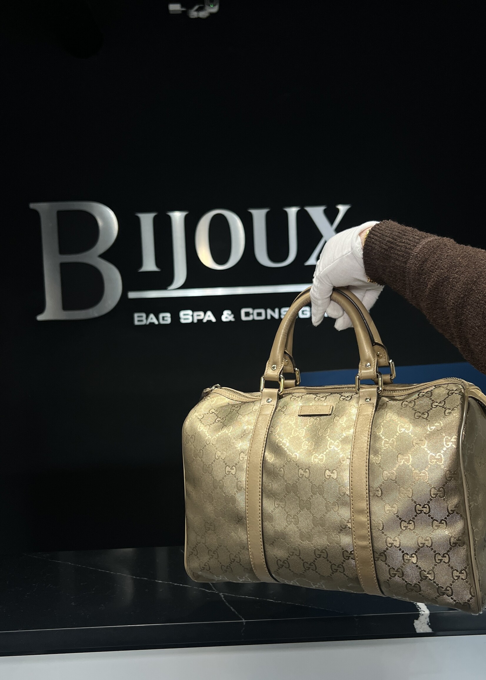 Gucci SOLD - Gucci GG Imprime Joy Boston