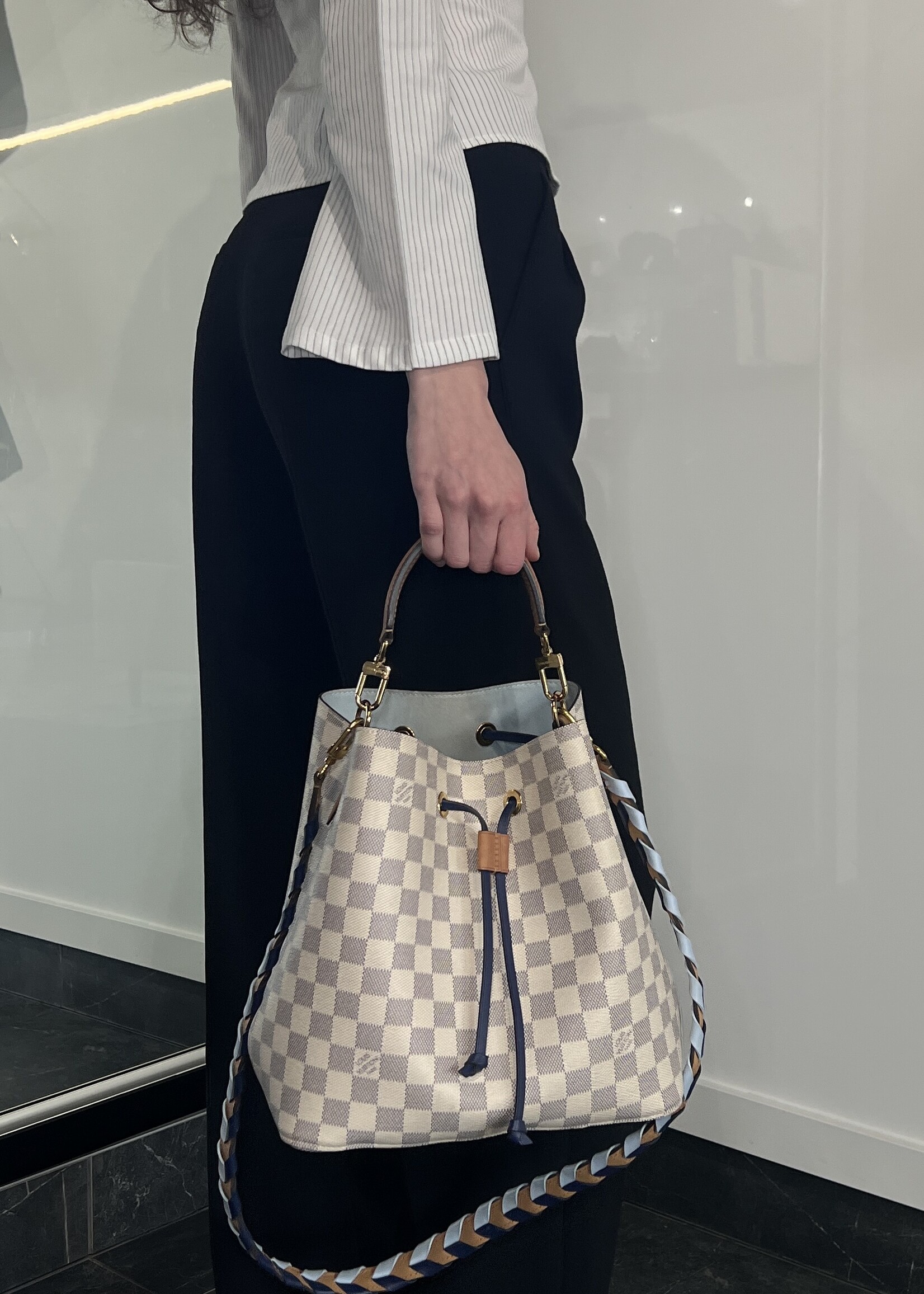 Louis Vuitton SOLD - Louis Vuitton Noe MM Azur