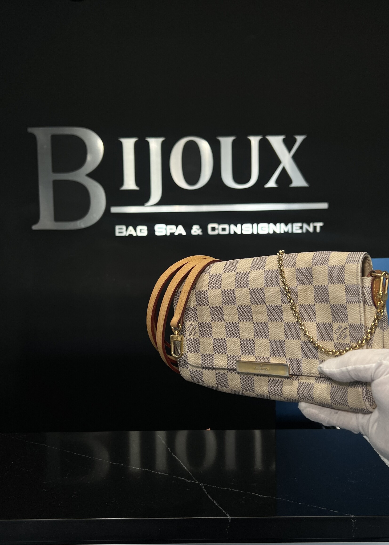 Louis Vuitton SOLD - Louis Vuitton Favorite PM Damier Azur