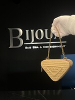 Prada Prada Raffia Triangle Mini Crossbody