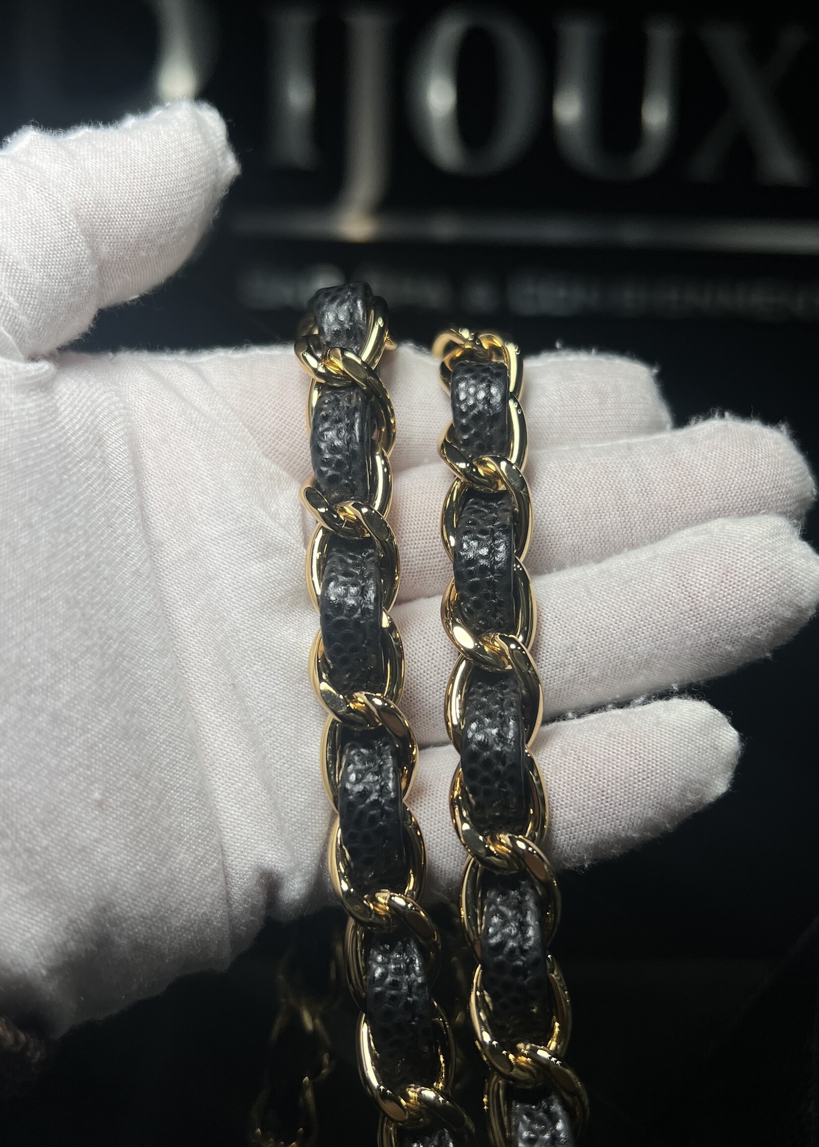 Chanel SOLD- Chanel Black Jumbo Caviar GHW