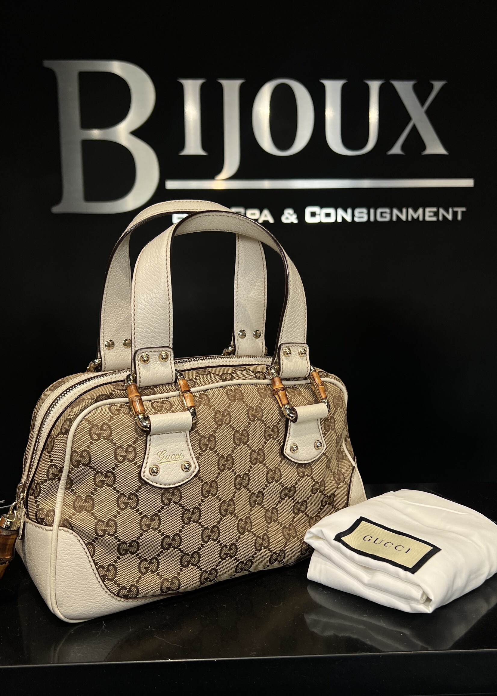 Gucci SOLD- Gucci Bamboo Daily Top Handle Bag