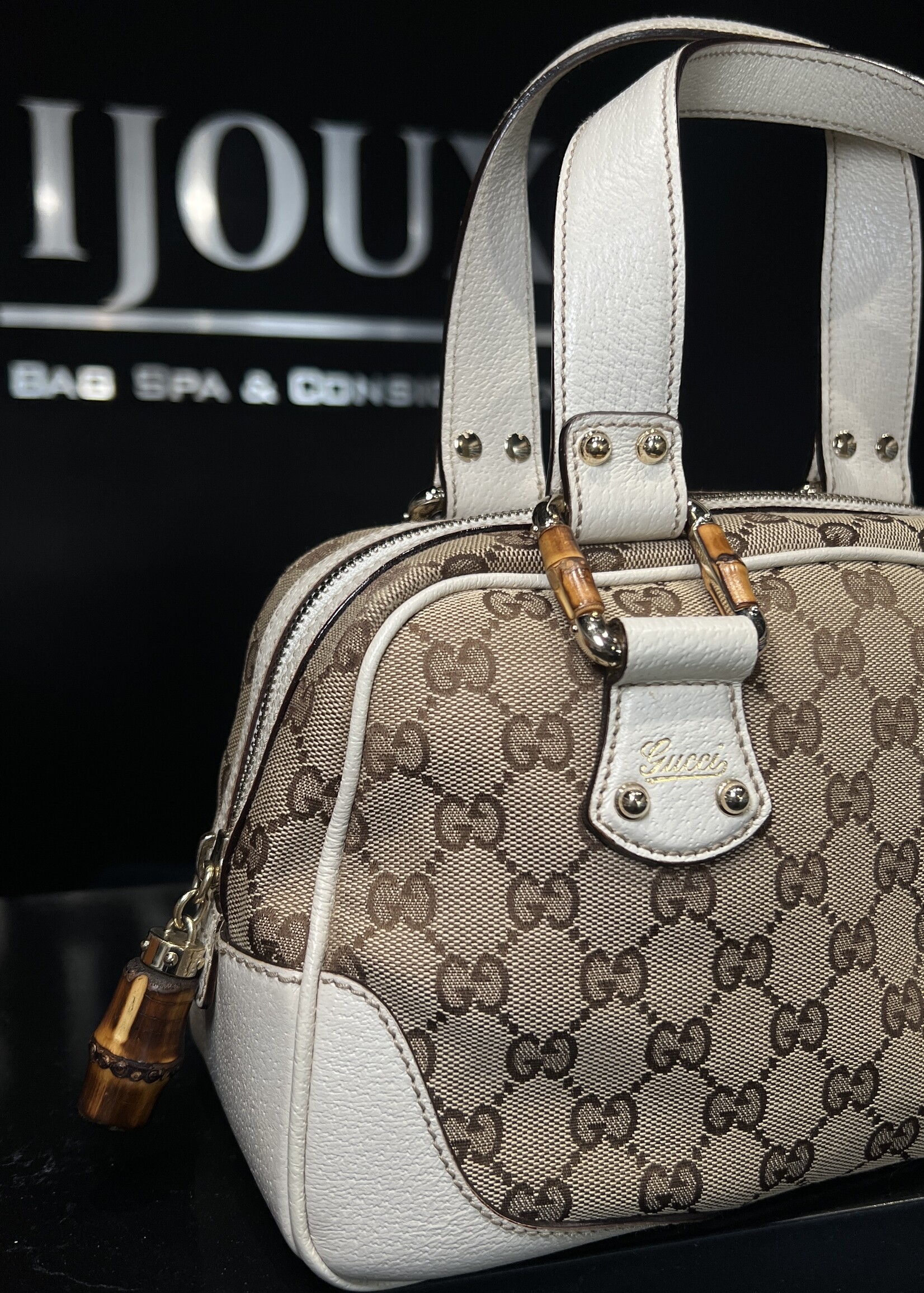 Gucci SOLD- Gucci Bamboo Daily Top Handle Bag