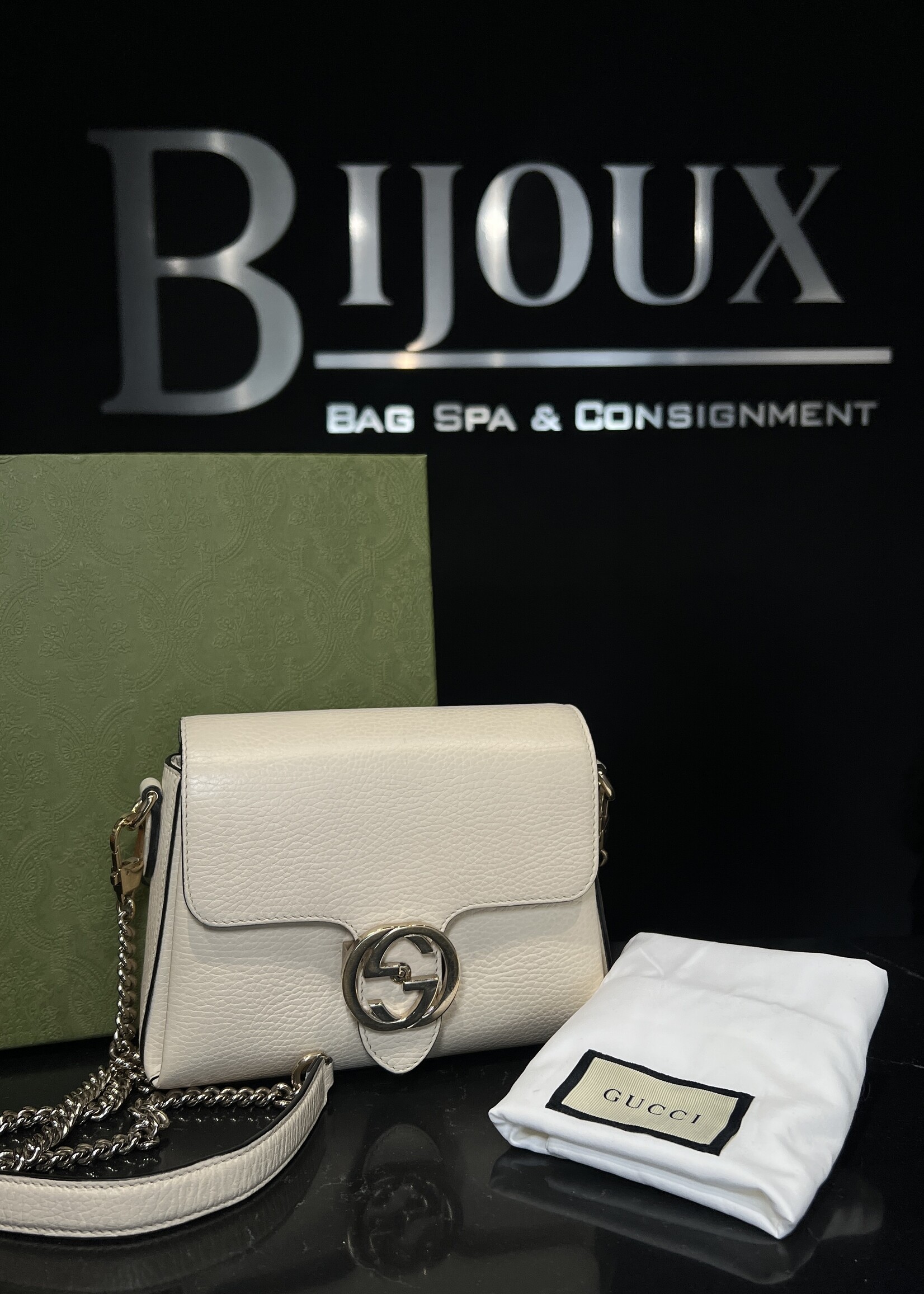 Gucci Gucci Small Dollar White Bag