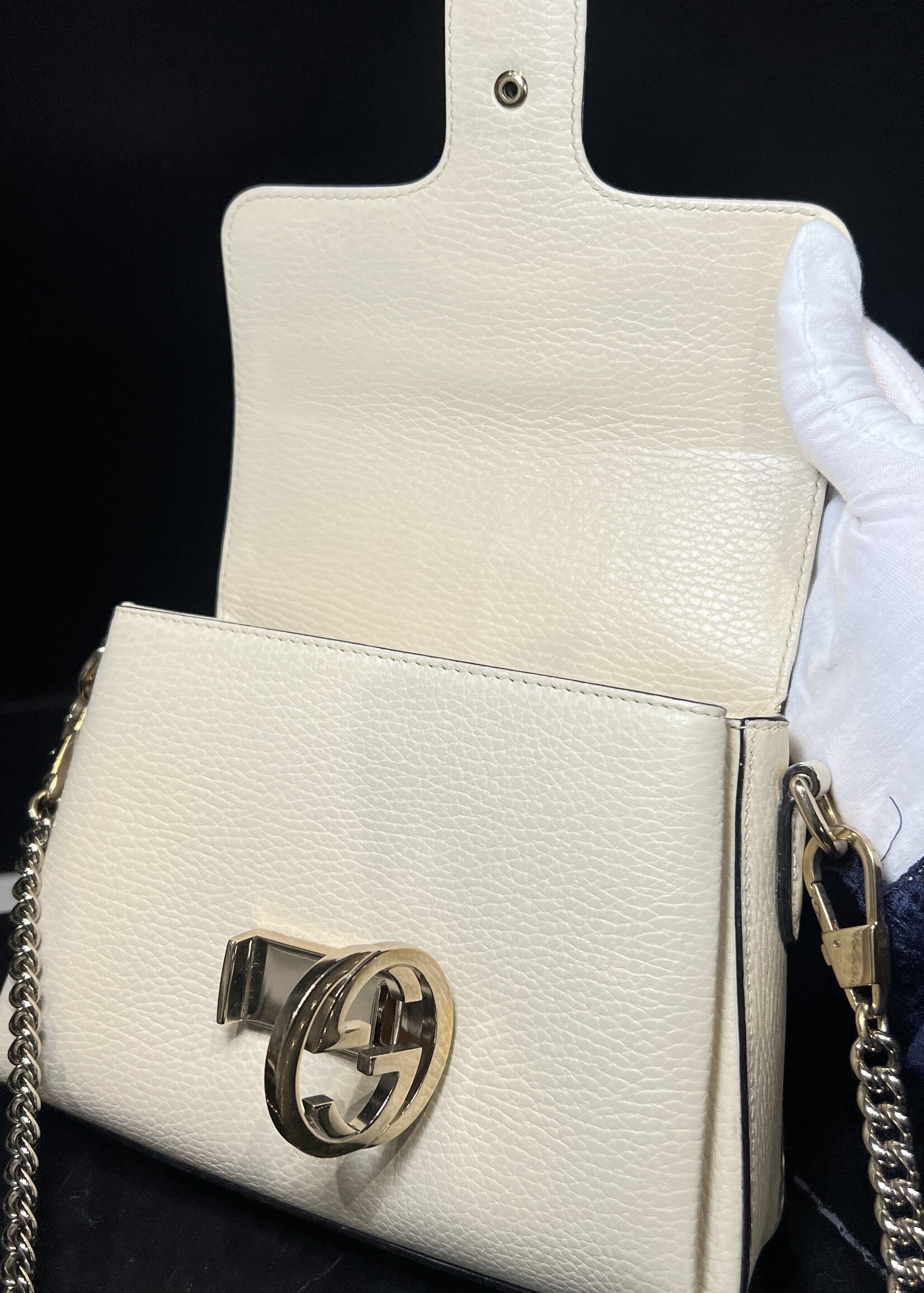 Gucci Gucci Small Dollar White Bag