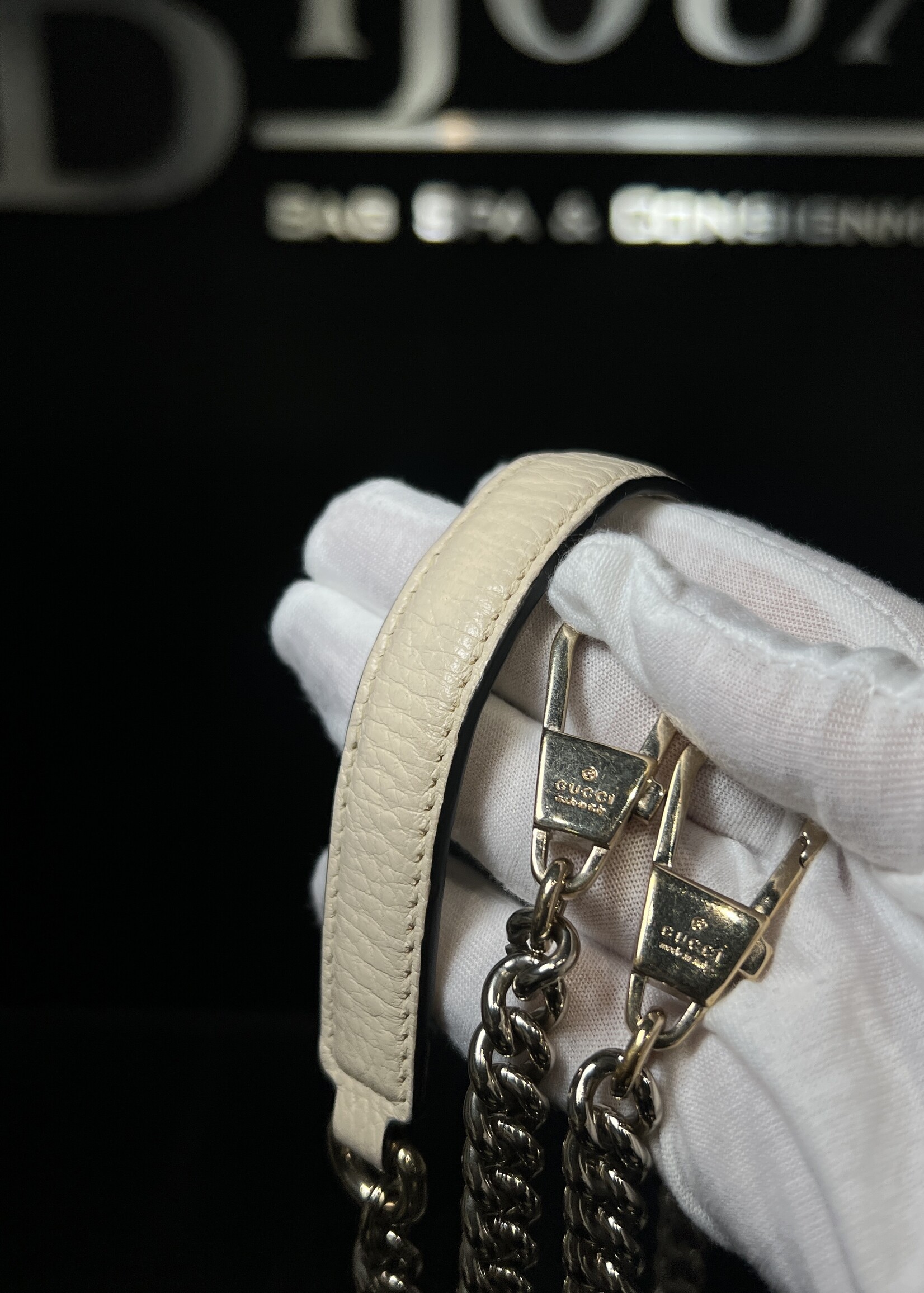 Gucci Gucci Small Dollar White Bag