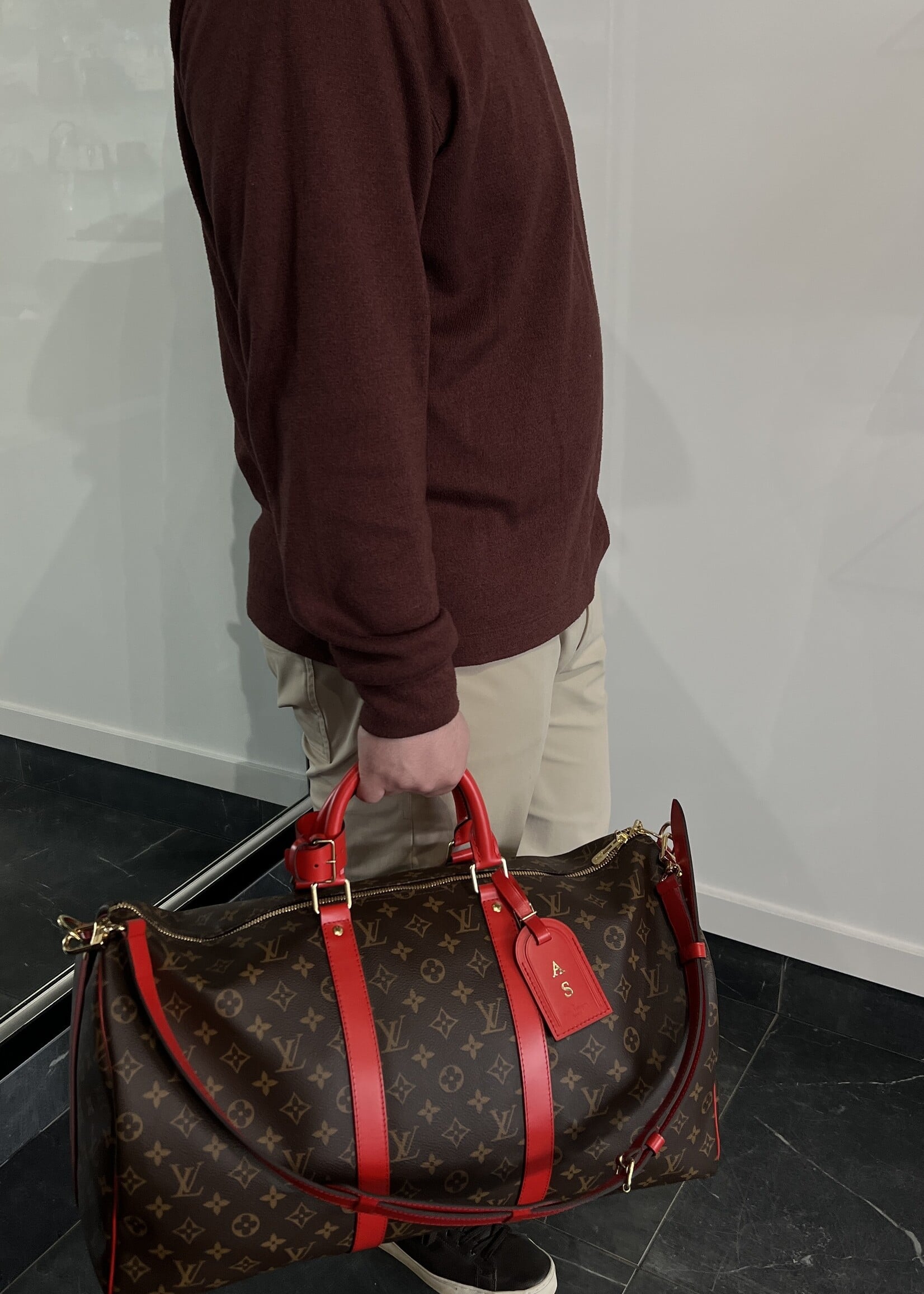 Louis Vuitton Louis Vuitton Monogram Keepall Bandouliere 50