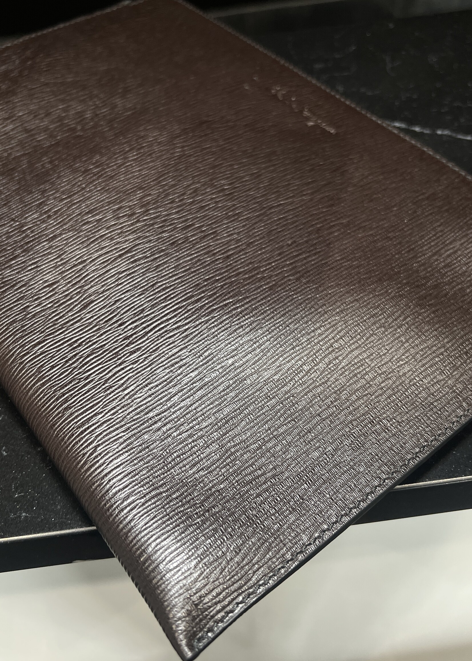Salvatore Ferragamo SOLD- Salvatore Ferragamo Leather Pouch
