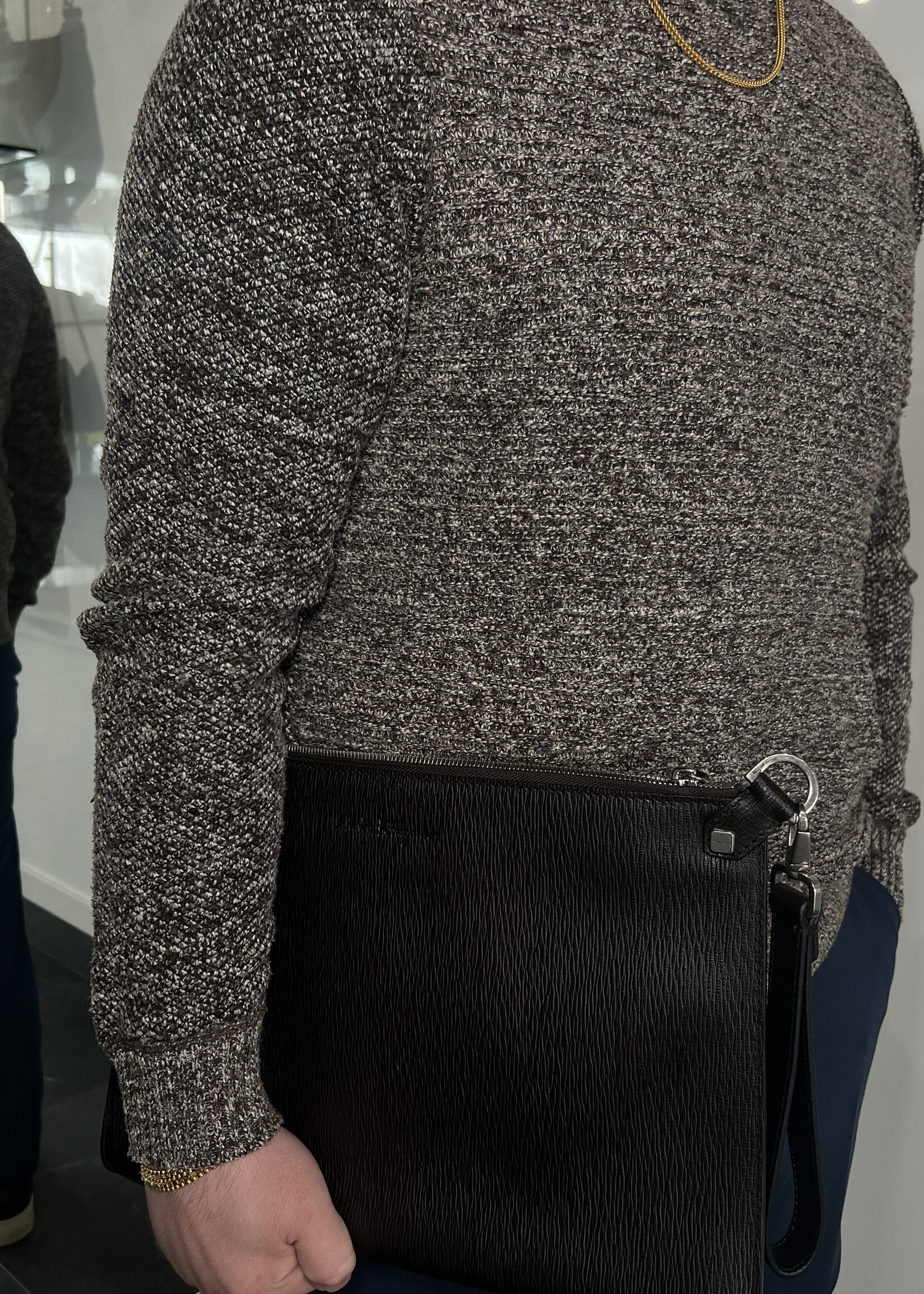 Salvatore Ferragamo Salvatore Ferragamo Leather Pouch