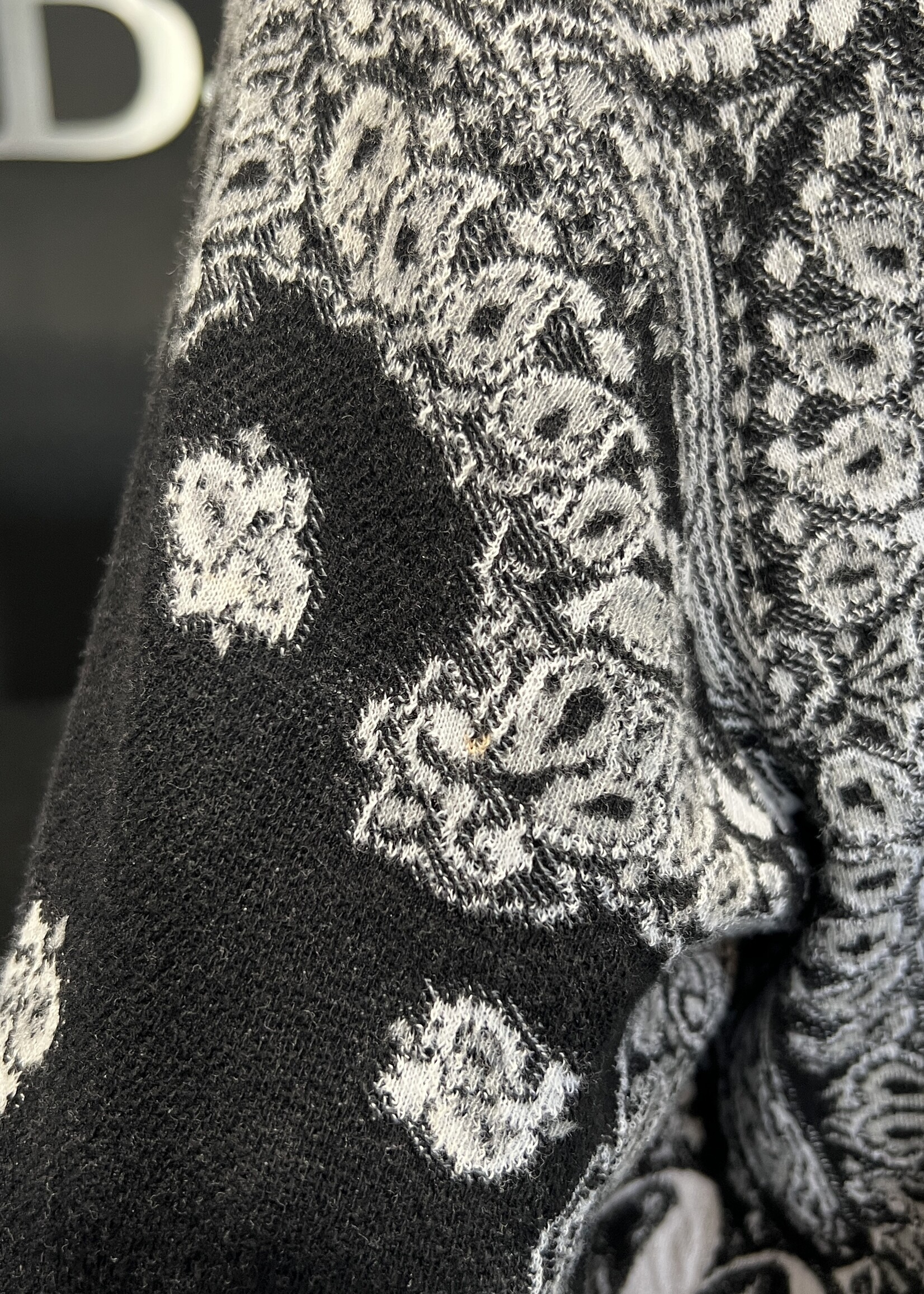Amiri Bandana Button Down Black - XL
