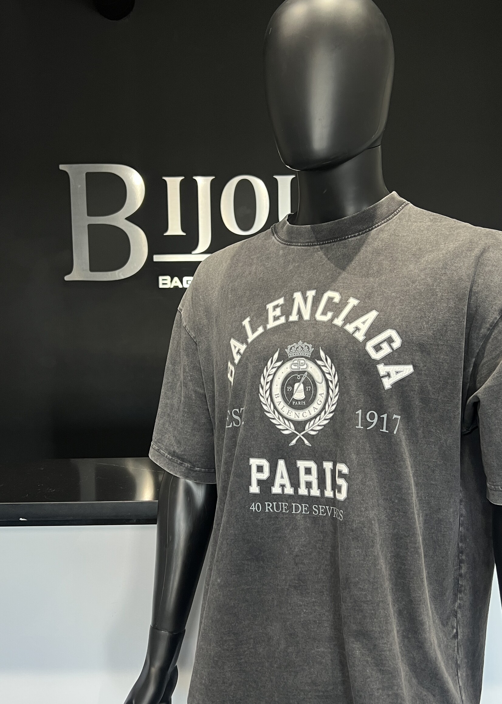 Balenciaga Balenciaga Paris Oversized Cotton shirt- Medium