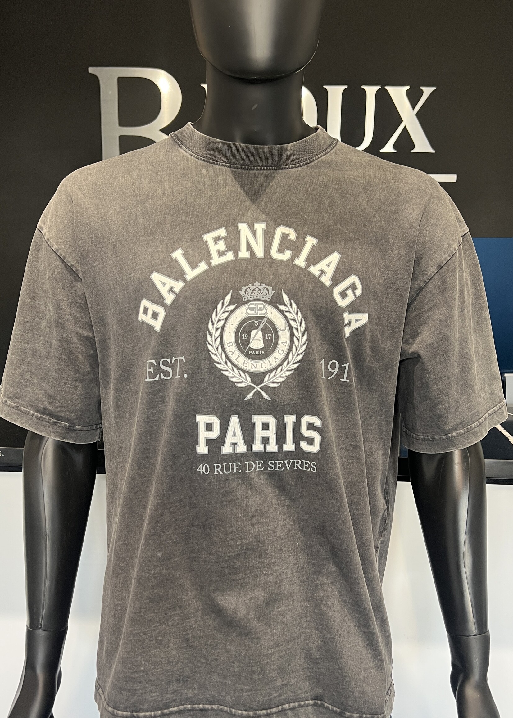 Balenciaga Balenciaga Paris Oversized Cotton shirt- Medium