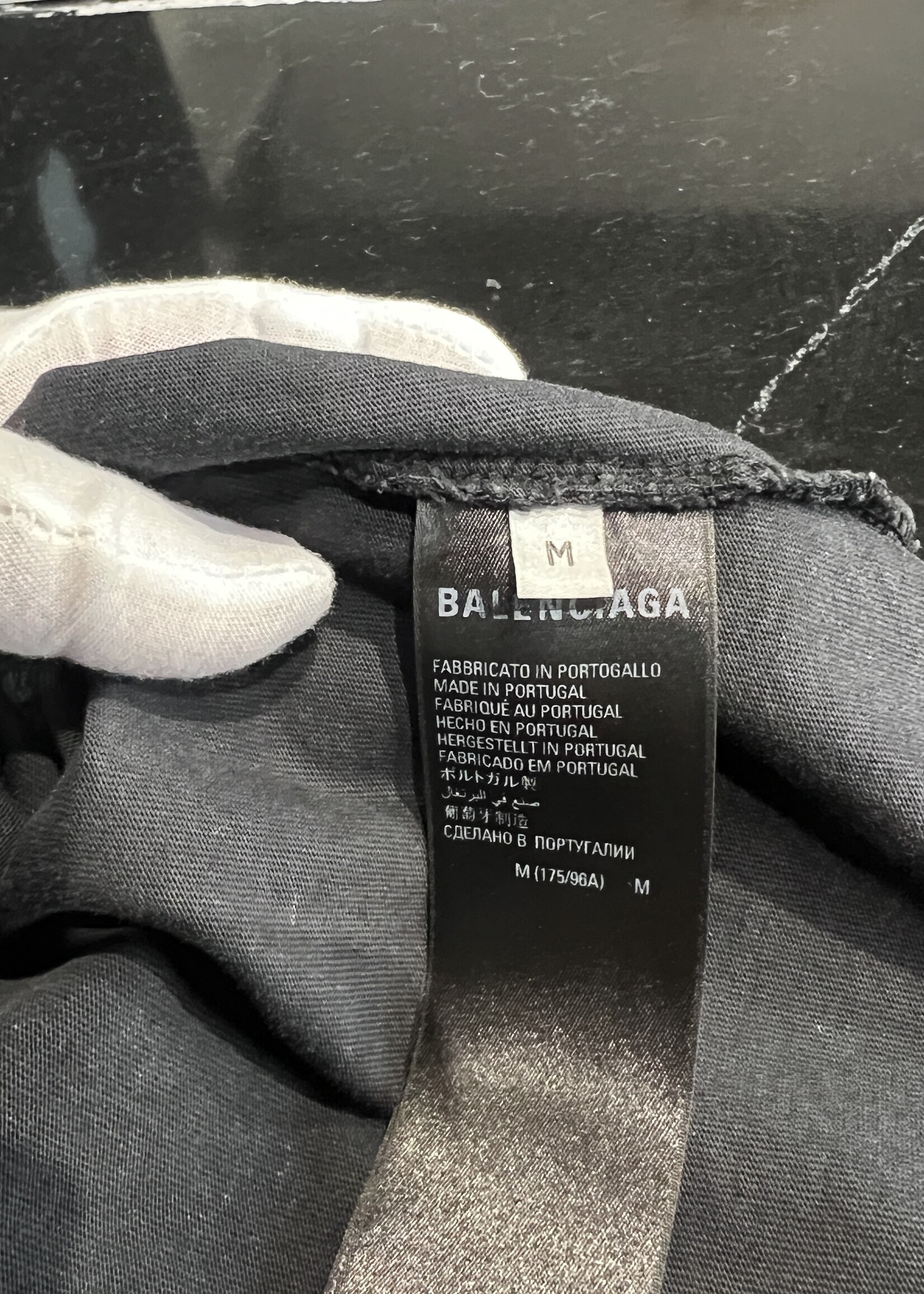 Balenciaga Balenciaga Paris Oversized Cotton shirt- Medium