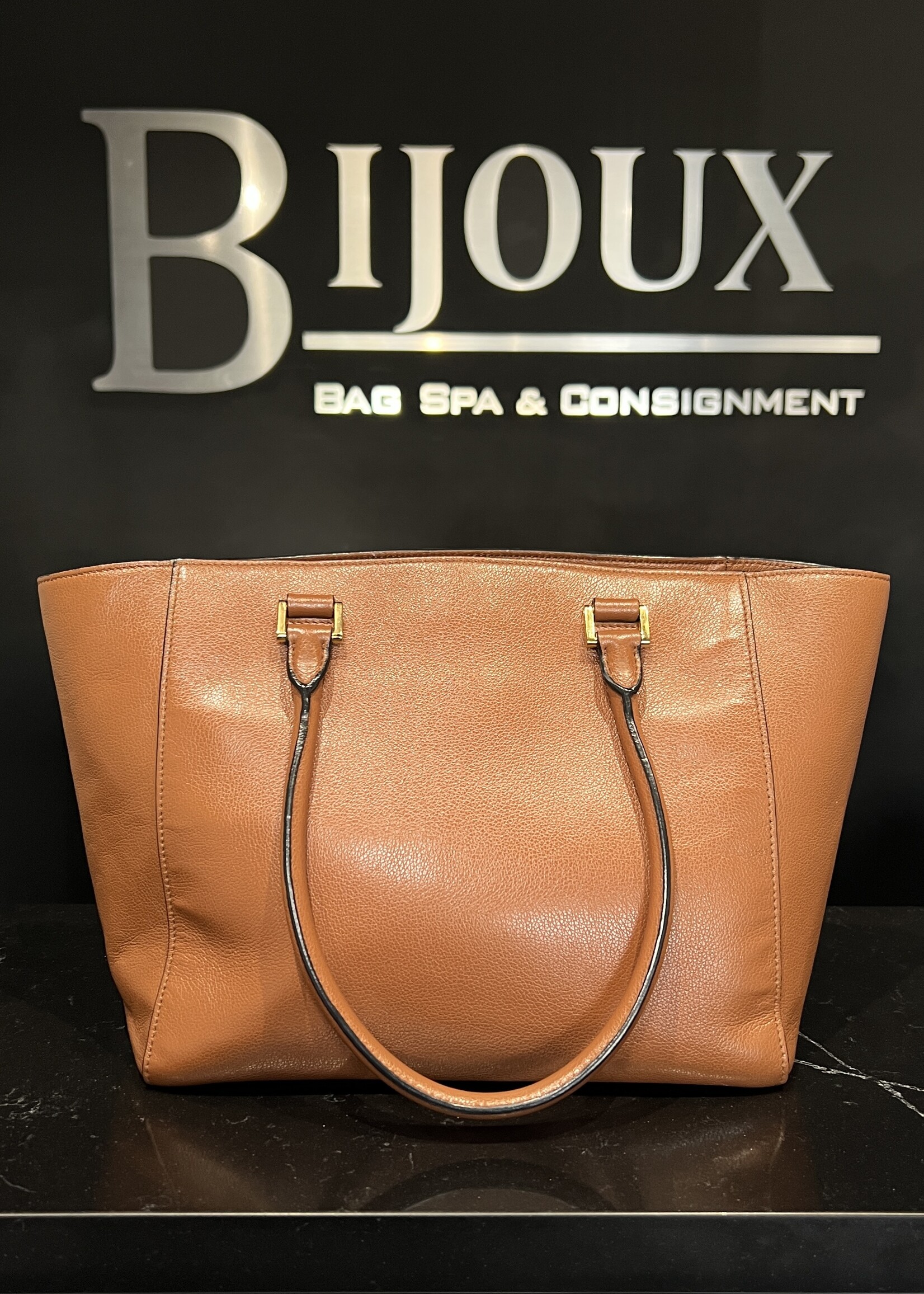 Prada Prada Glace Leather Tote